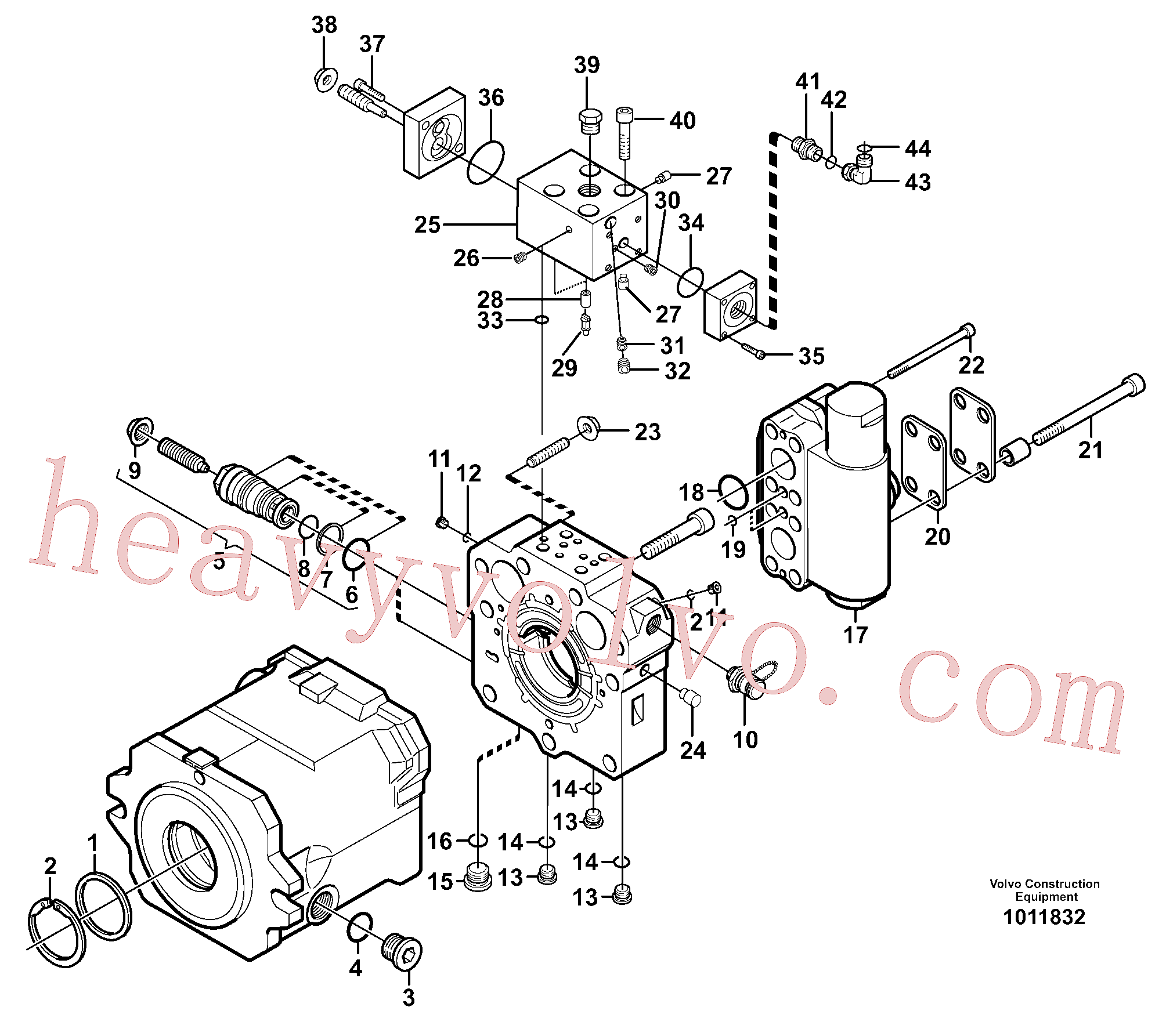 Volvo excavator part VOE11704917 O-ring for sale