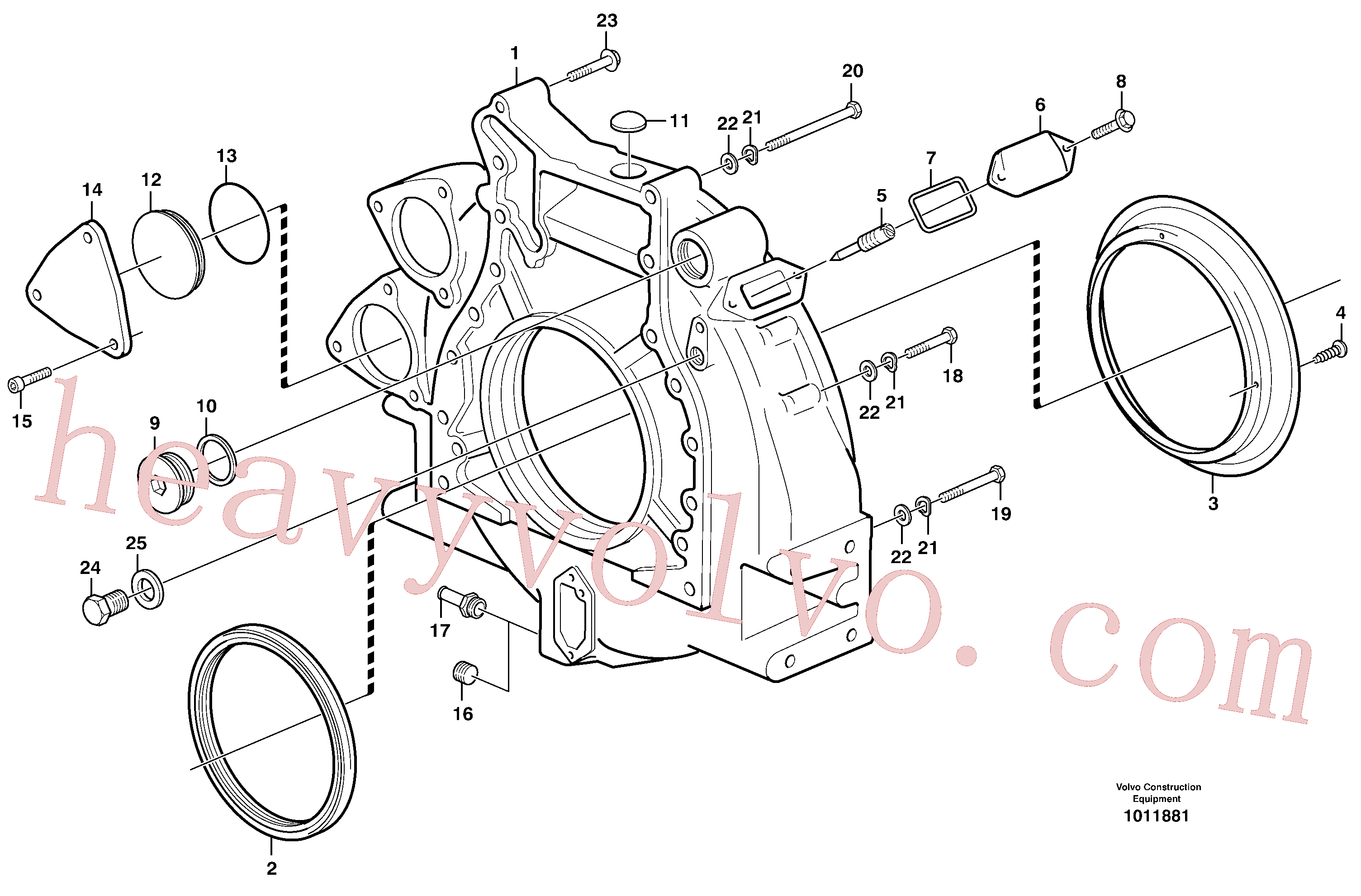 China Made VOE997967 Hexagon screw parts for Volvo Excavator