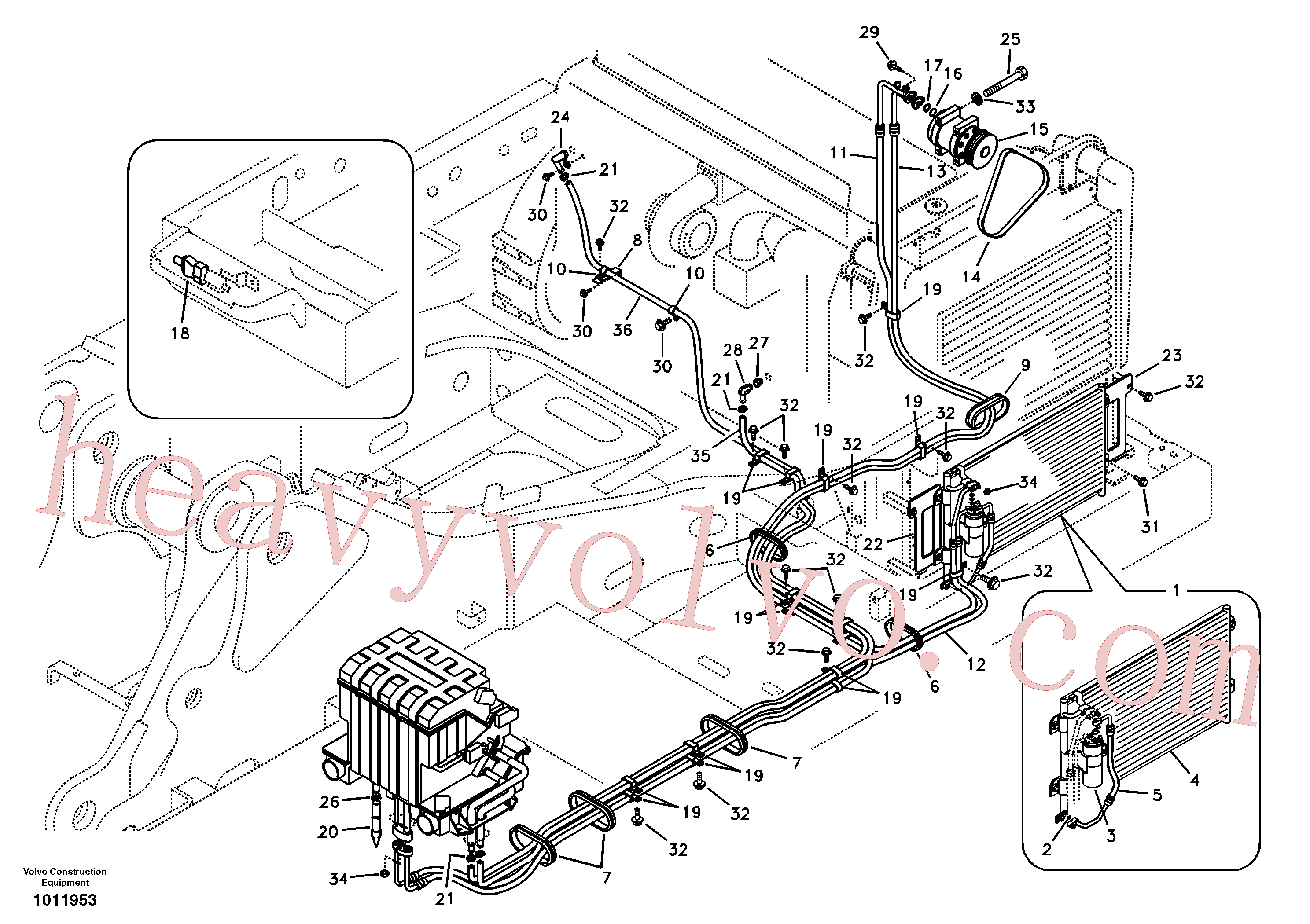 Volvo VOE14507450 Clip aftermarket part for sale