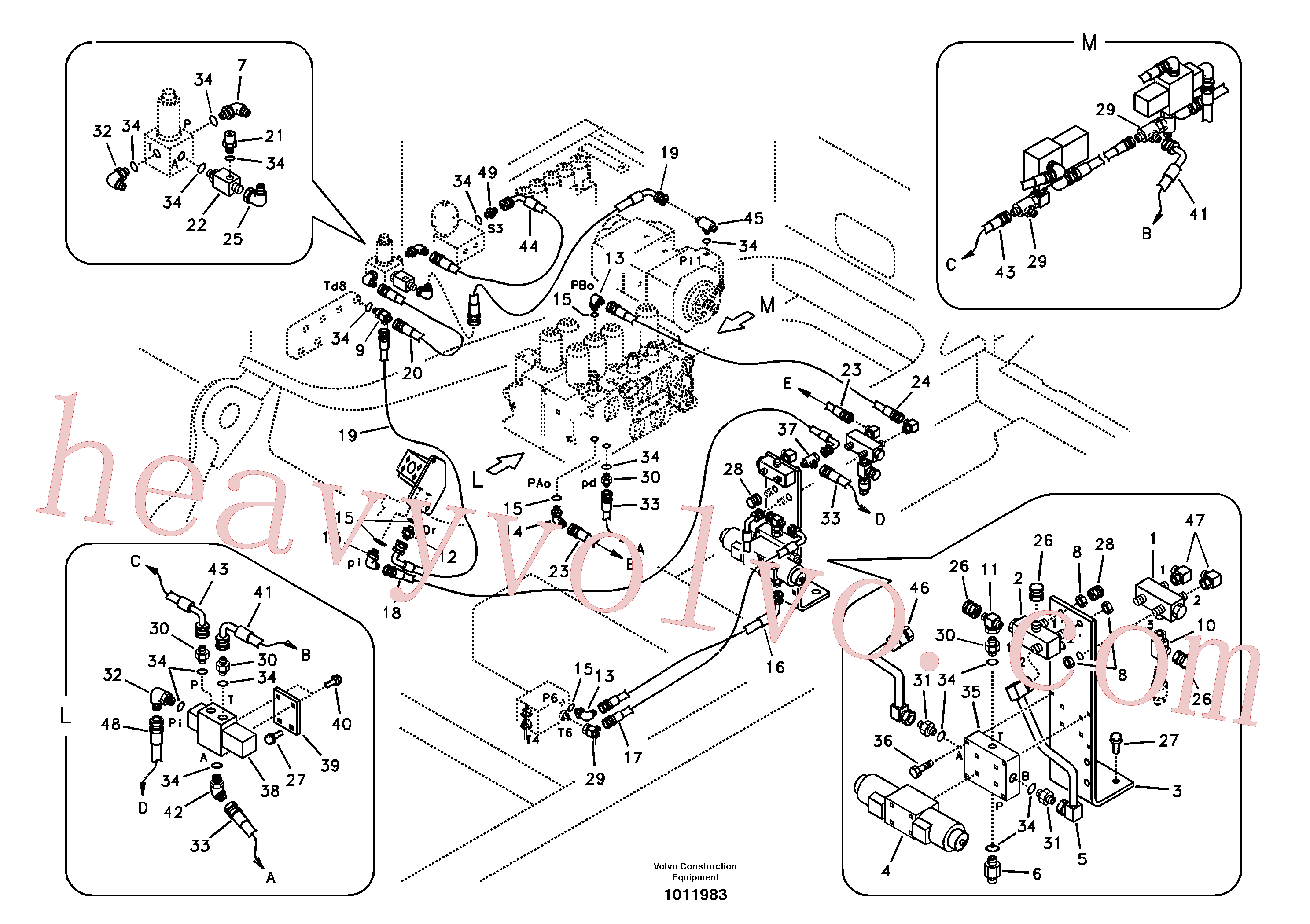 SA9453-02233 Pilot for Volvo Excavator Parts
