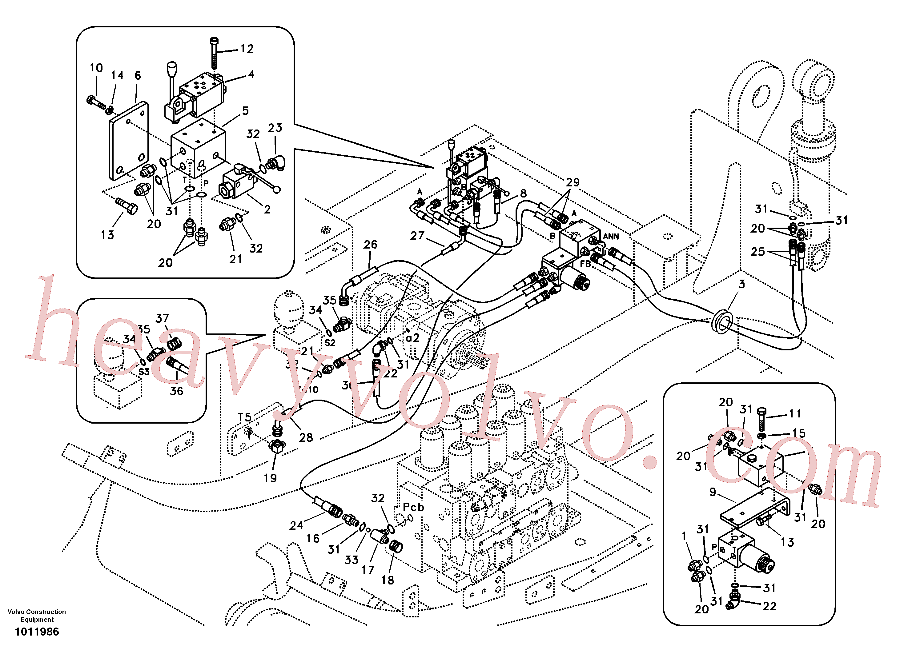 Volvo Assembly VOE14529107 Grommet for sale