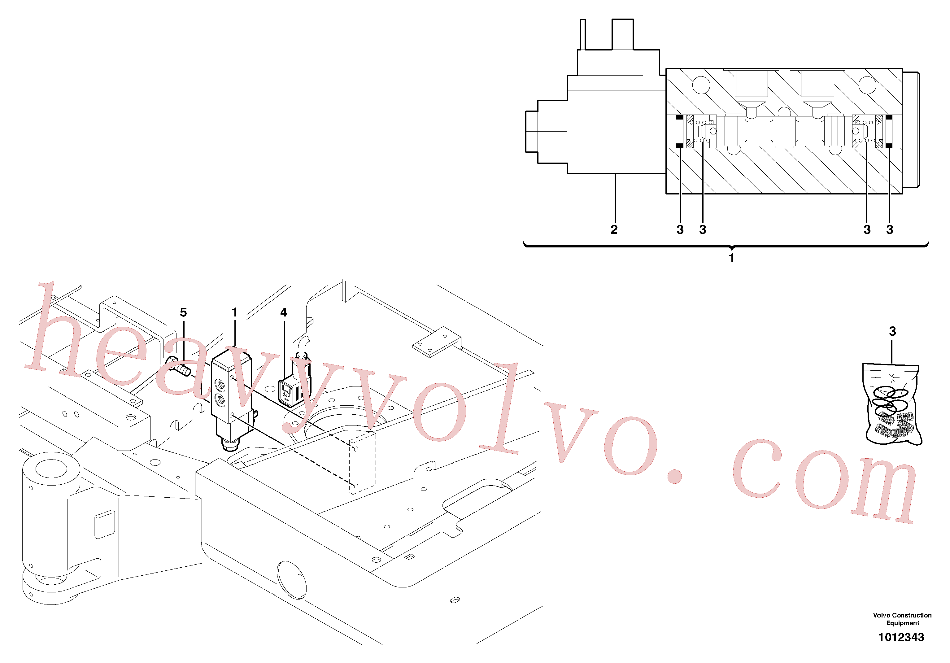 Volvo excavator part PJ7411604 Coil for sale