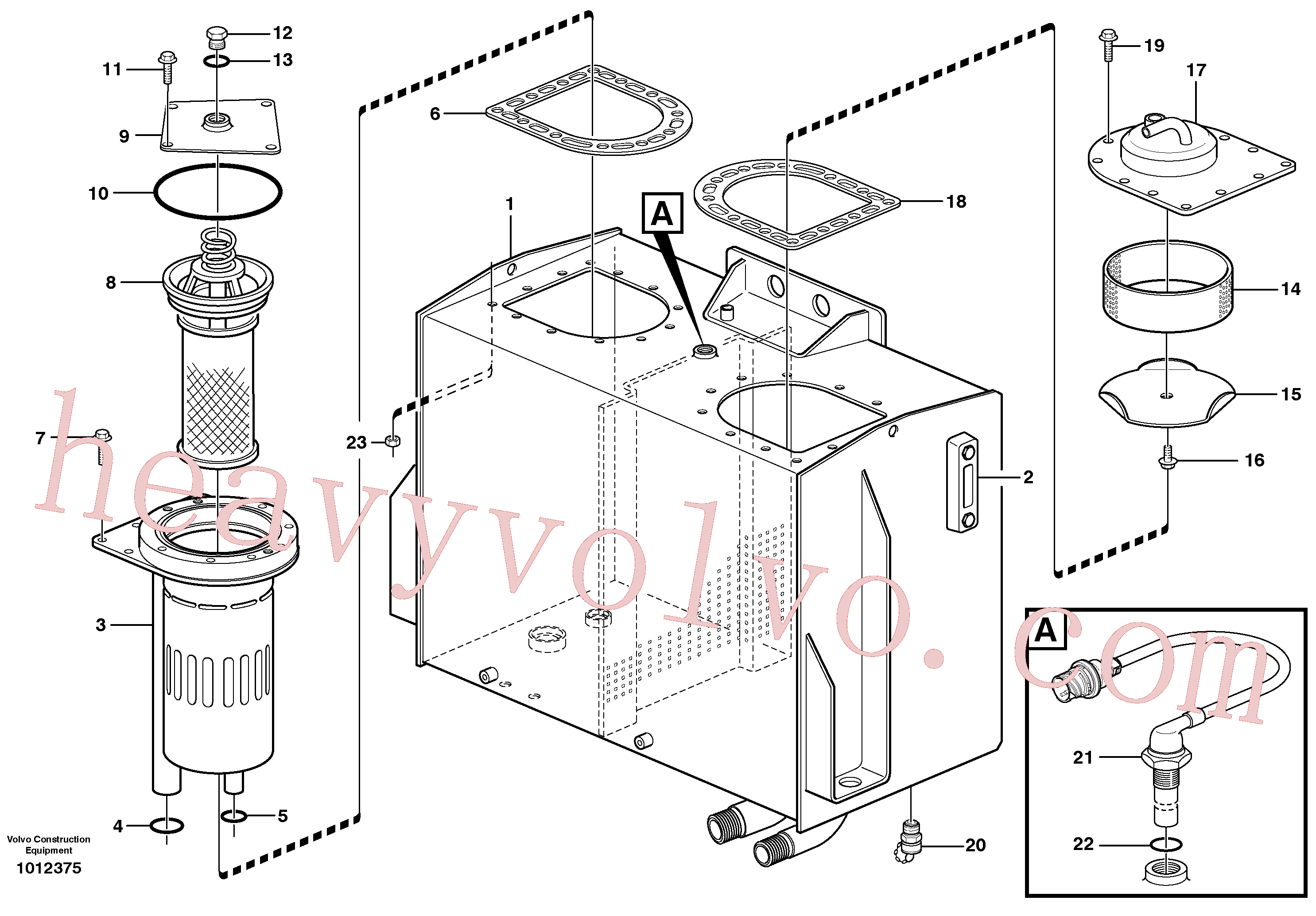 China Made VOE930932 O-ring parts for Volvo Excavator