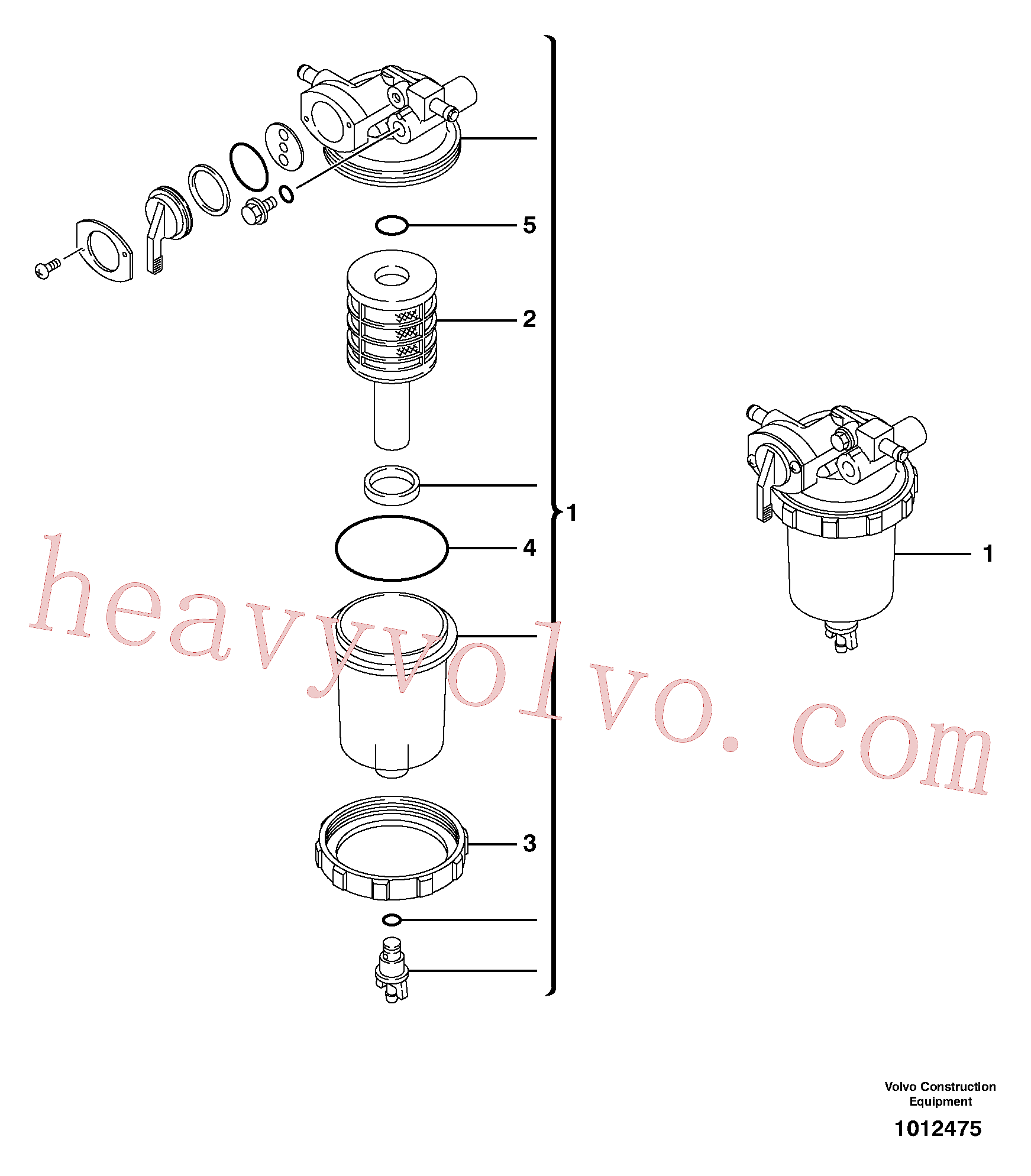 Volvo excavator part VOE990589 O-ring for sale
