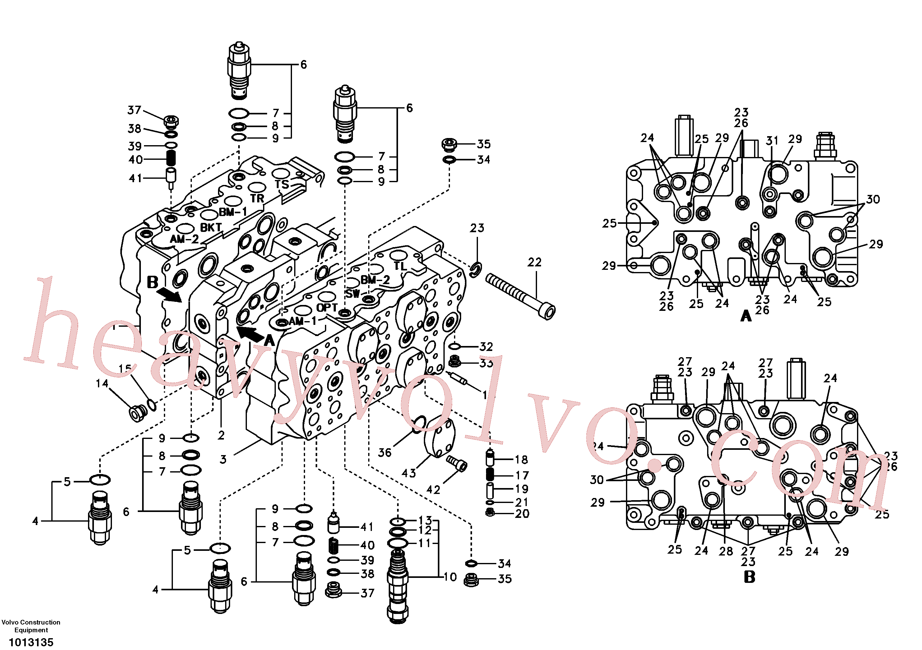 Wholesale VOE14513188 Relief valve for Volvo Excavator