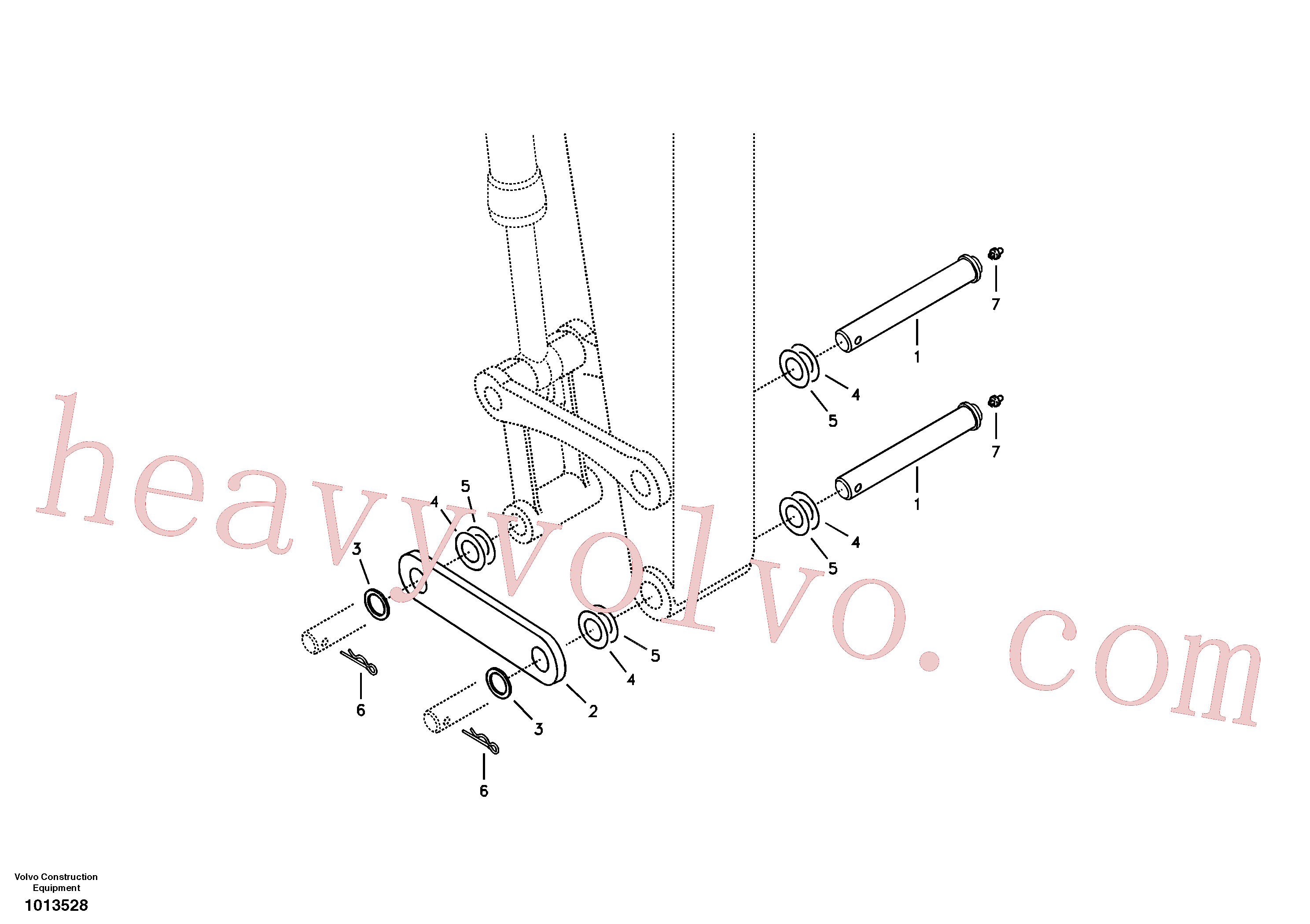 China Made VOE14521129 Plate parts for Volvo Excavator