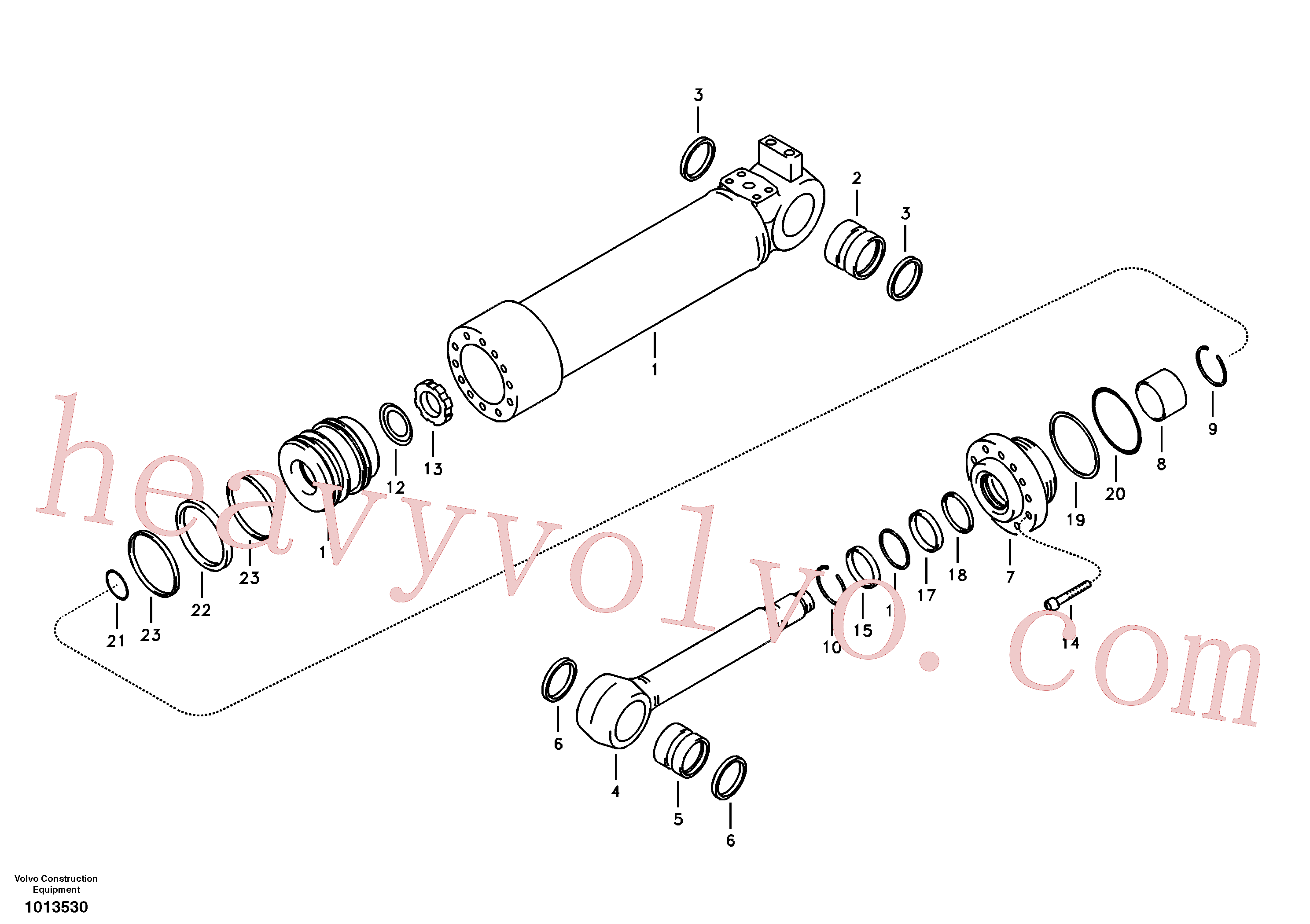 VOE14521302 Rod for Volvo Excavator Parts