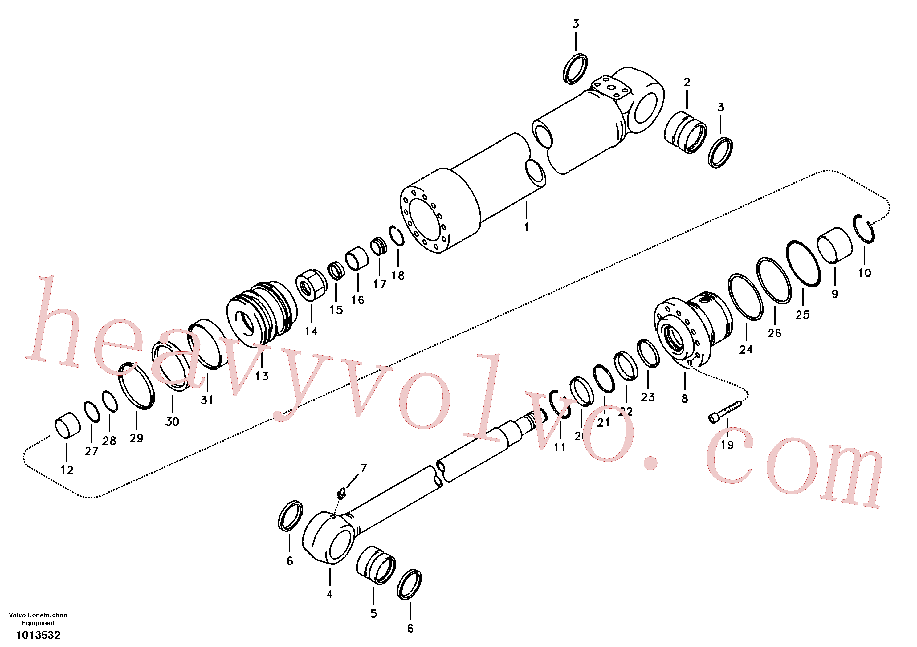 China Made SA9566-30460 Back-up ring parts for Volvo Excavator