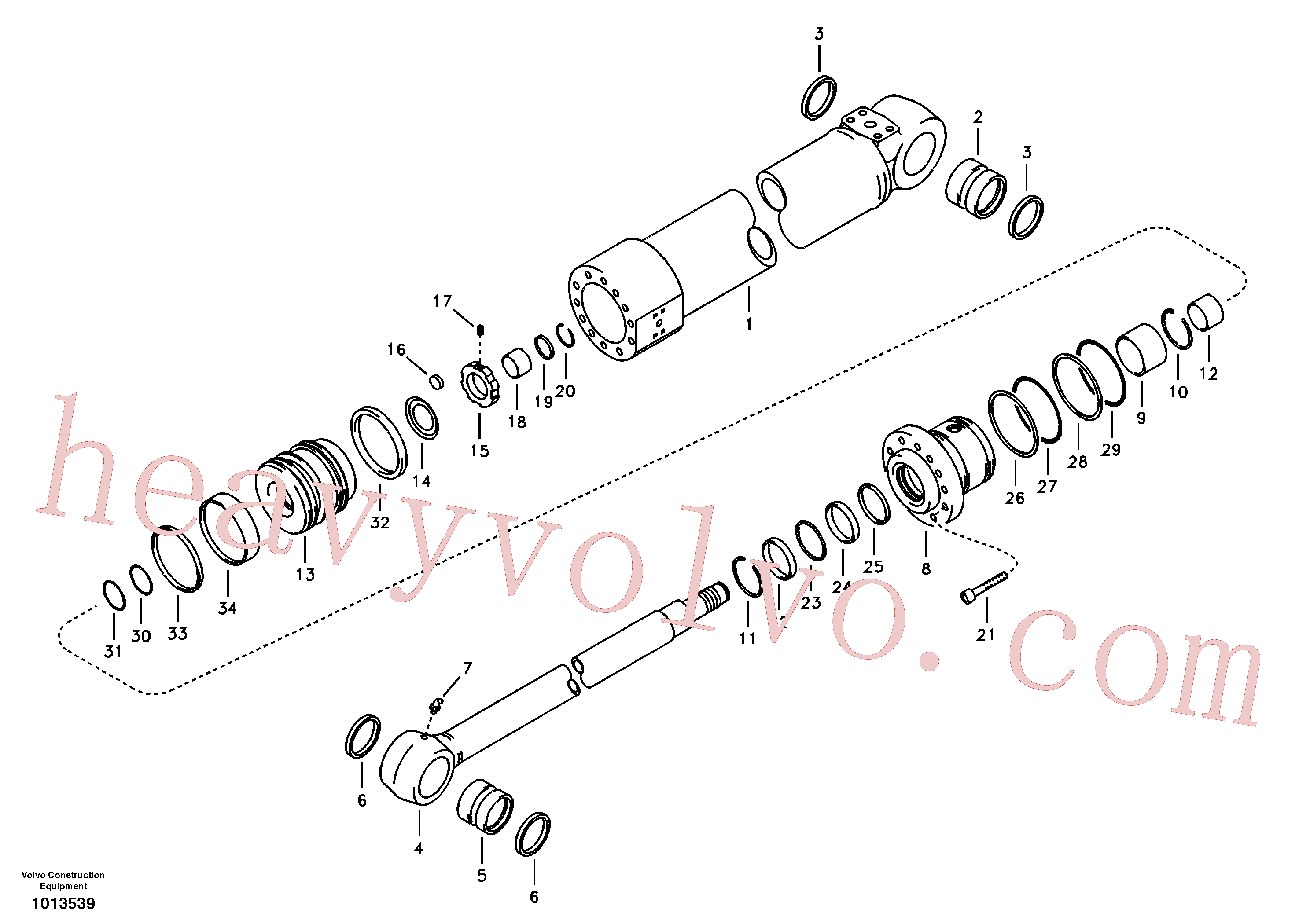 China Made SA1146-01700 Cushion parts for Volvo Excavator