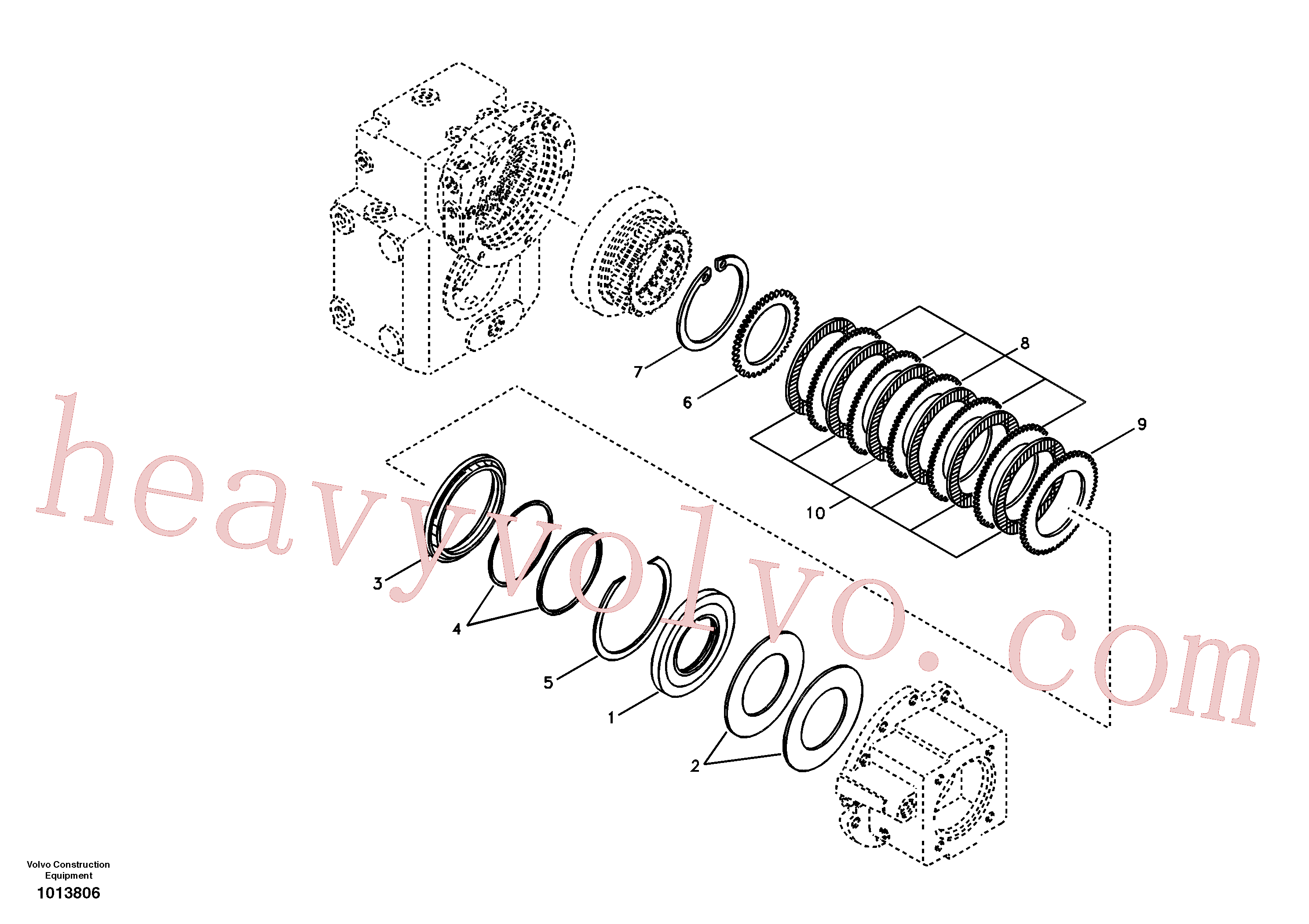 Volvo excavator part SA8220-11840 Disc for sale