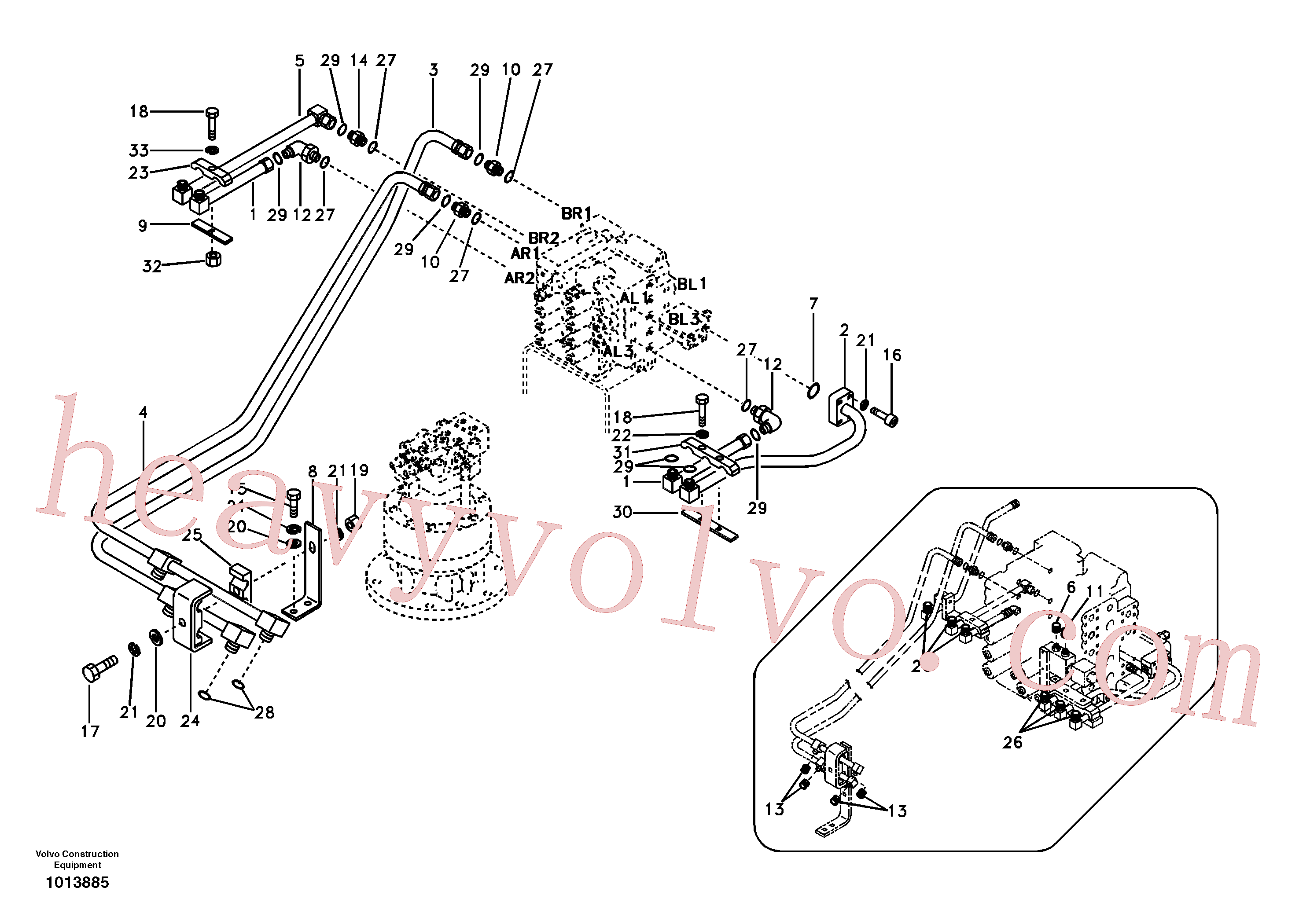 SA9415-35011 Plug for Volvo Excavator spare