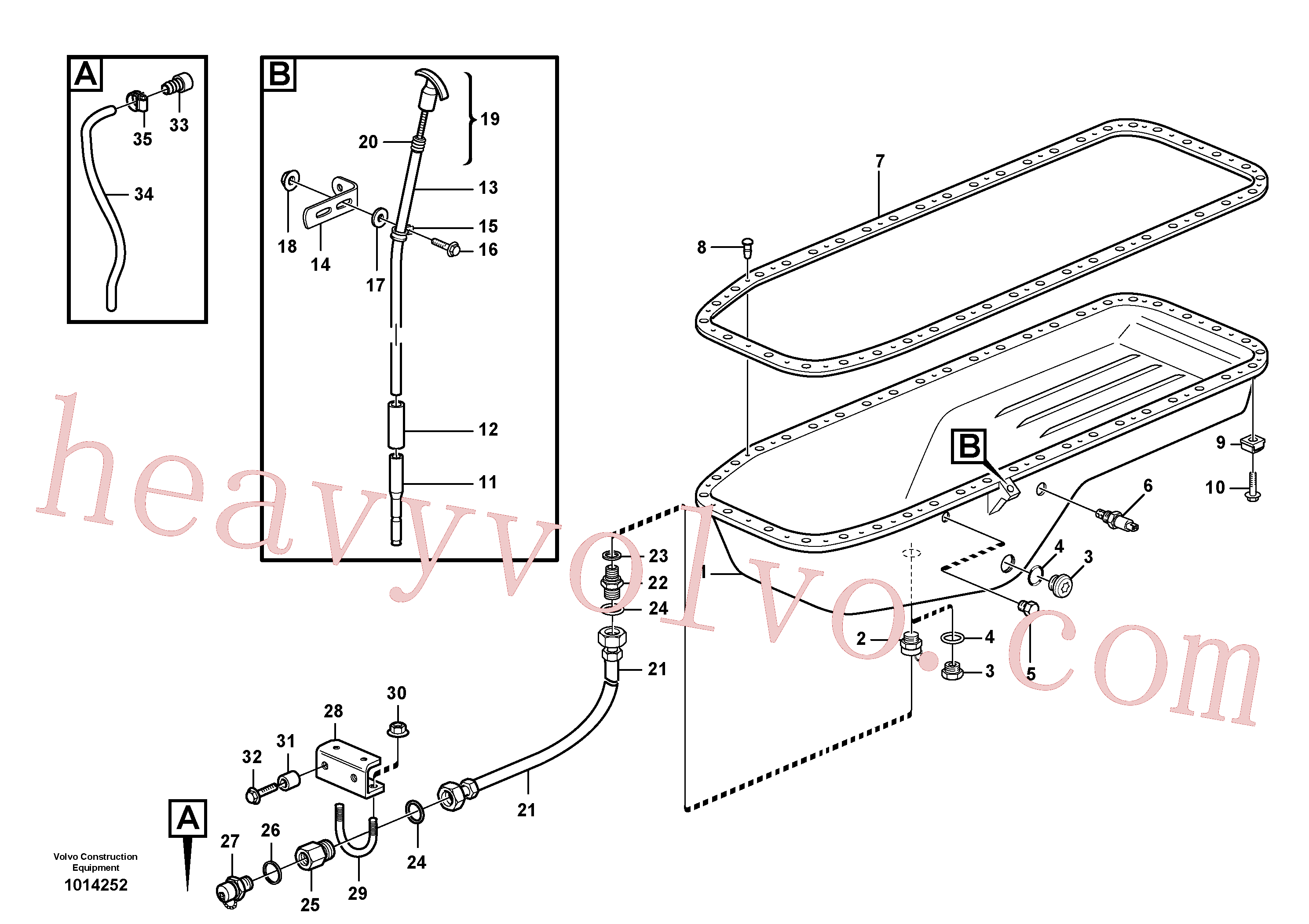 Volvo excavator part VOE965556 Bracket for sale