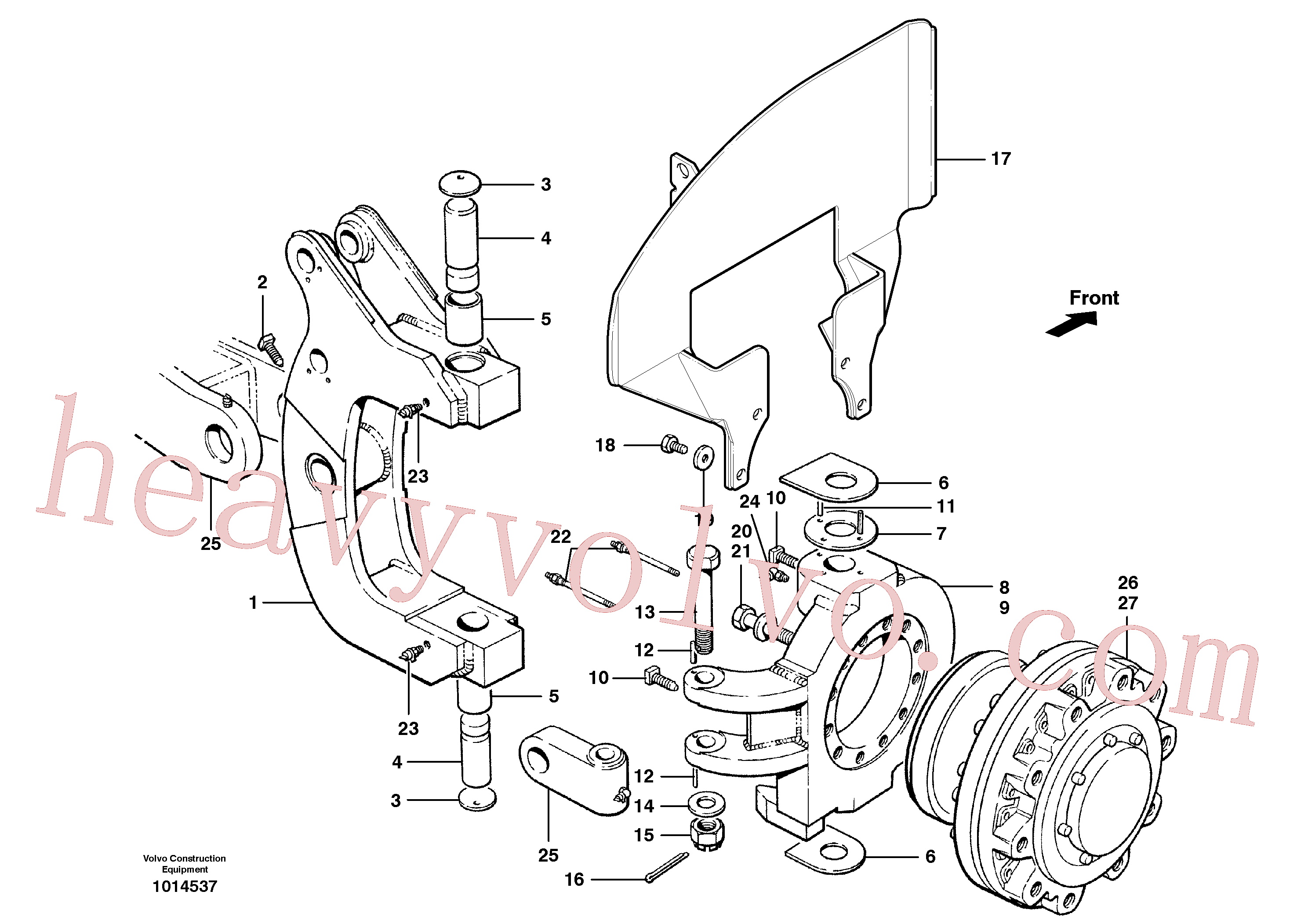 Volvo excavator part VOE907889 Split pin for sale