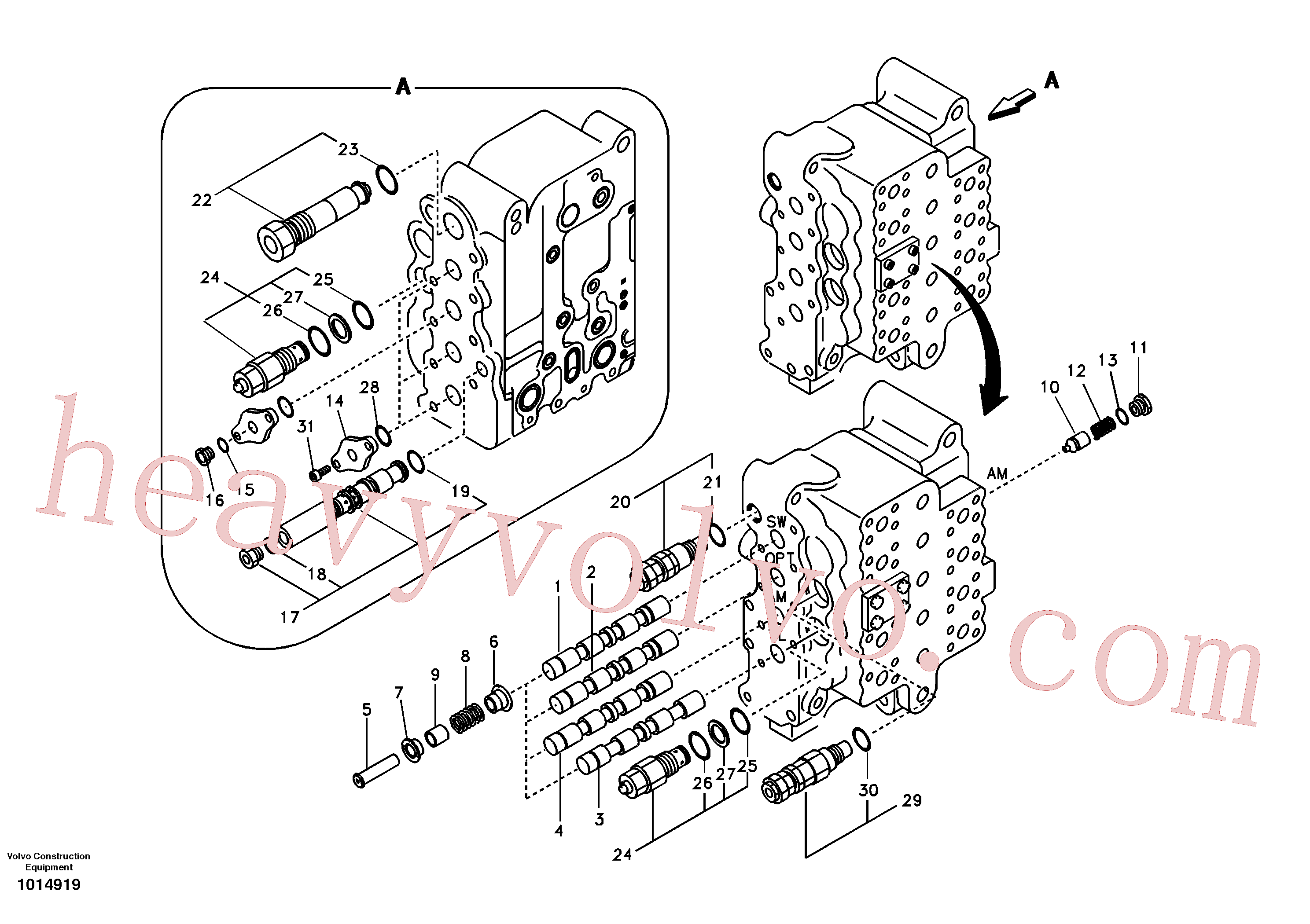 Volvo SA7270-30160 Valve aftermarket part for sale