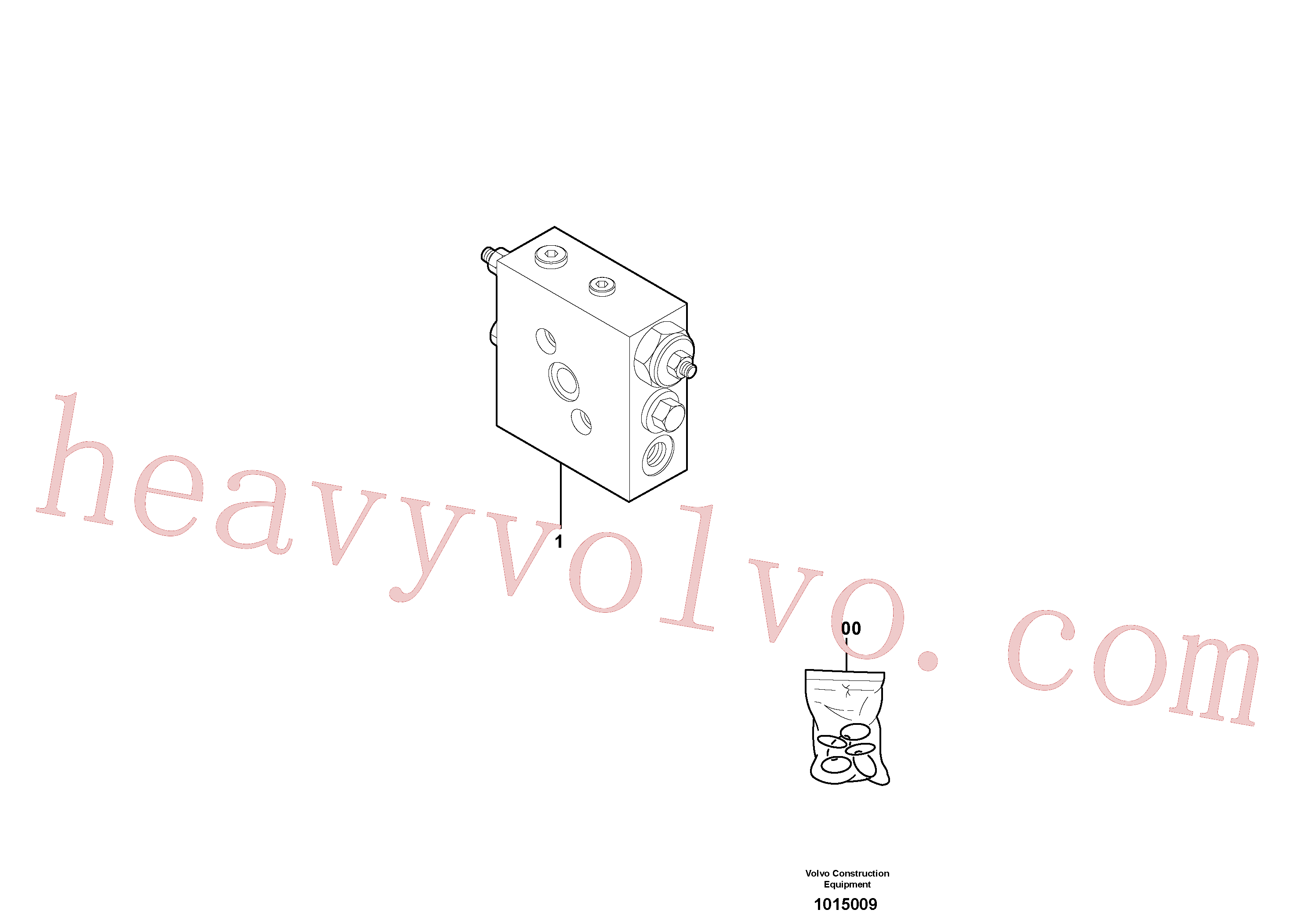 Volvo excavator part VOE11710755 Sealing ring kit for sale