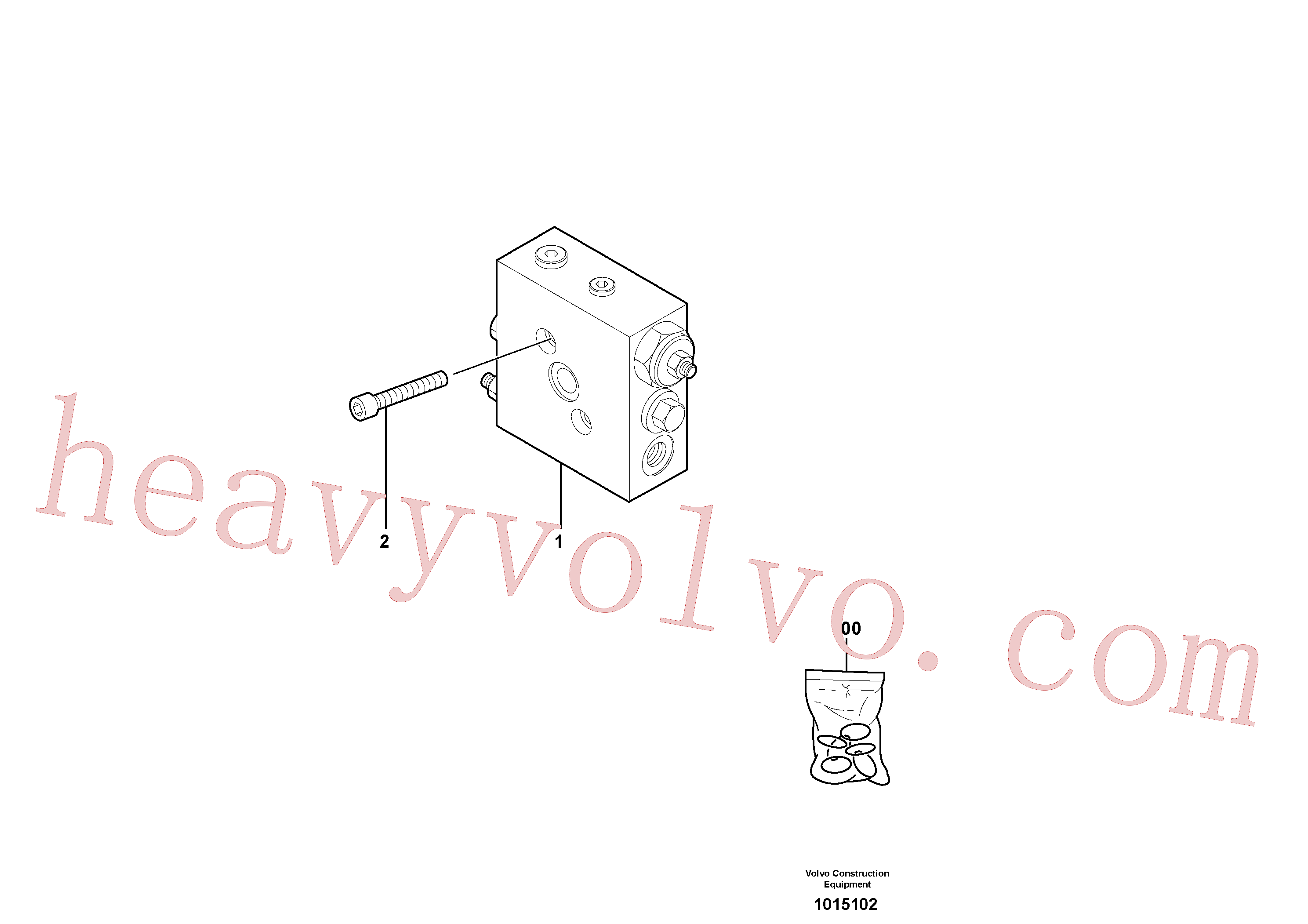 Volvo excavator part VOE11710755 Sealing ring kit for sale
