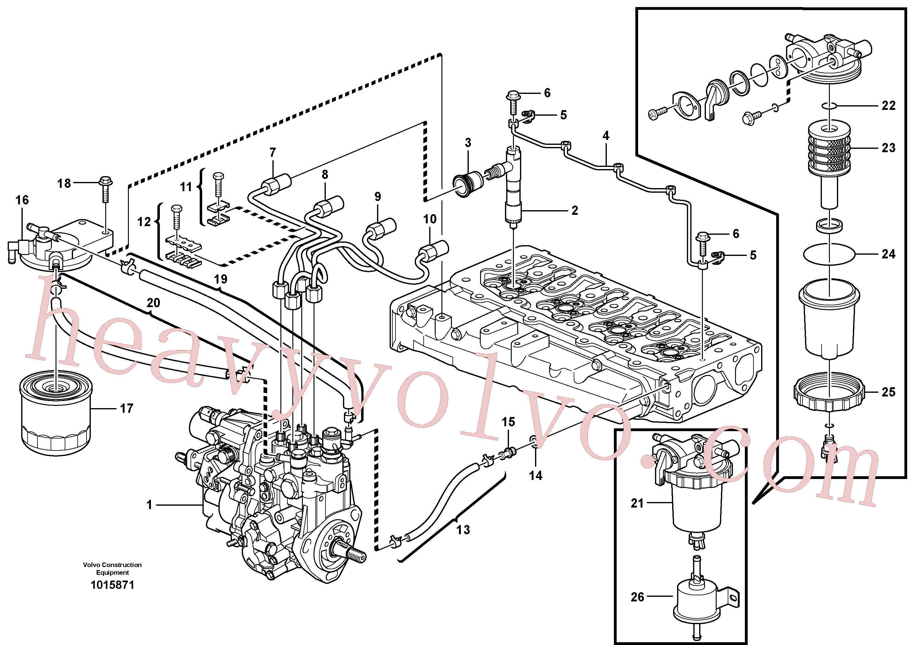 Volvo excavator part VOE990589 O-ring for sale