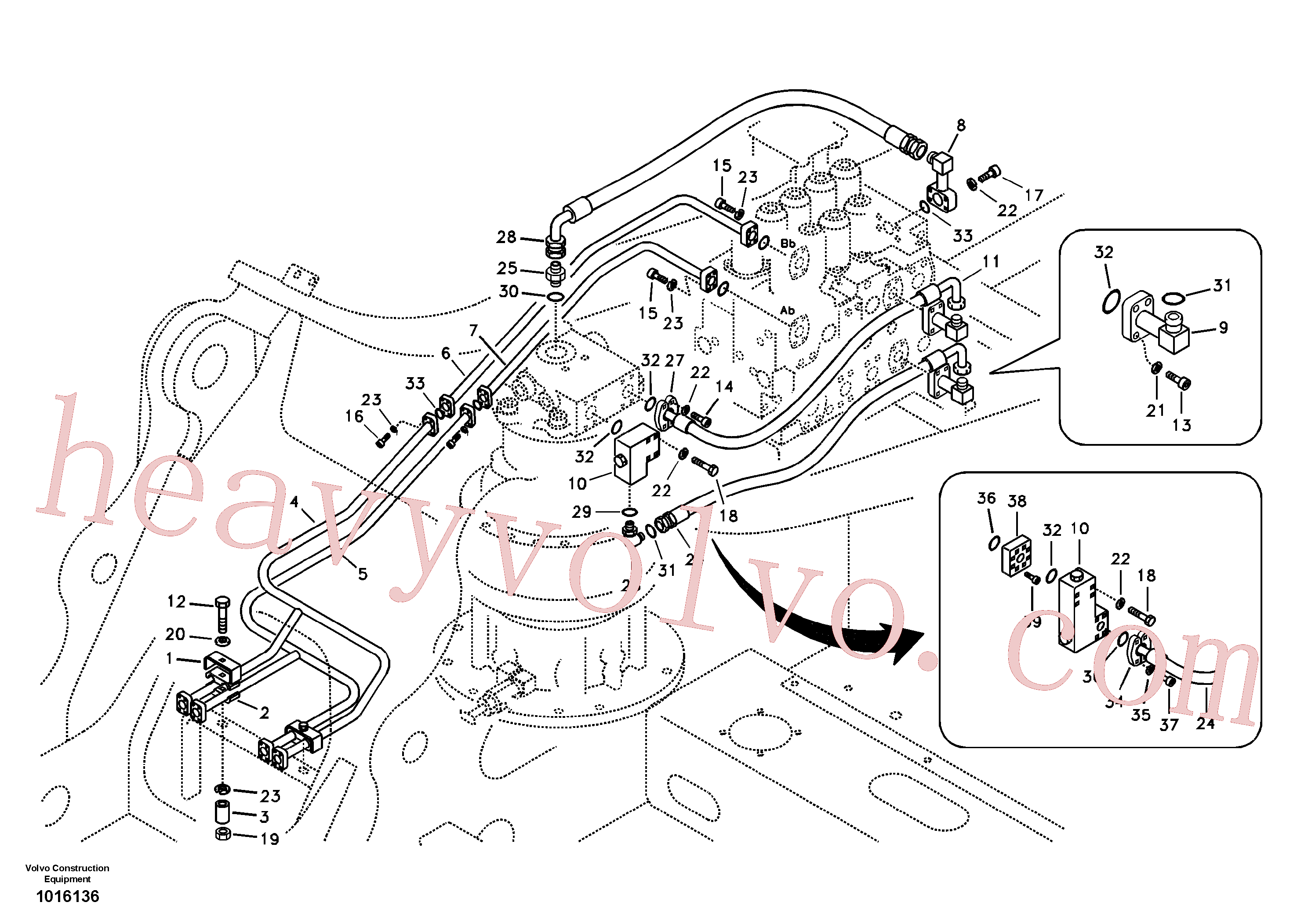 China Made VOE14674396 Pipe parts for Volvo Excavator