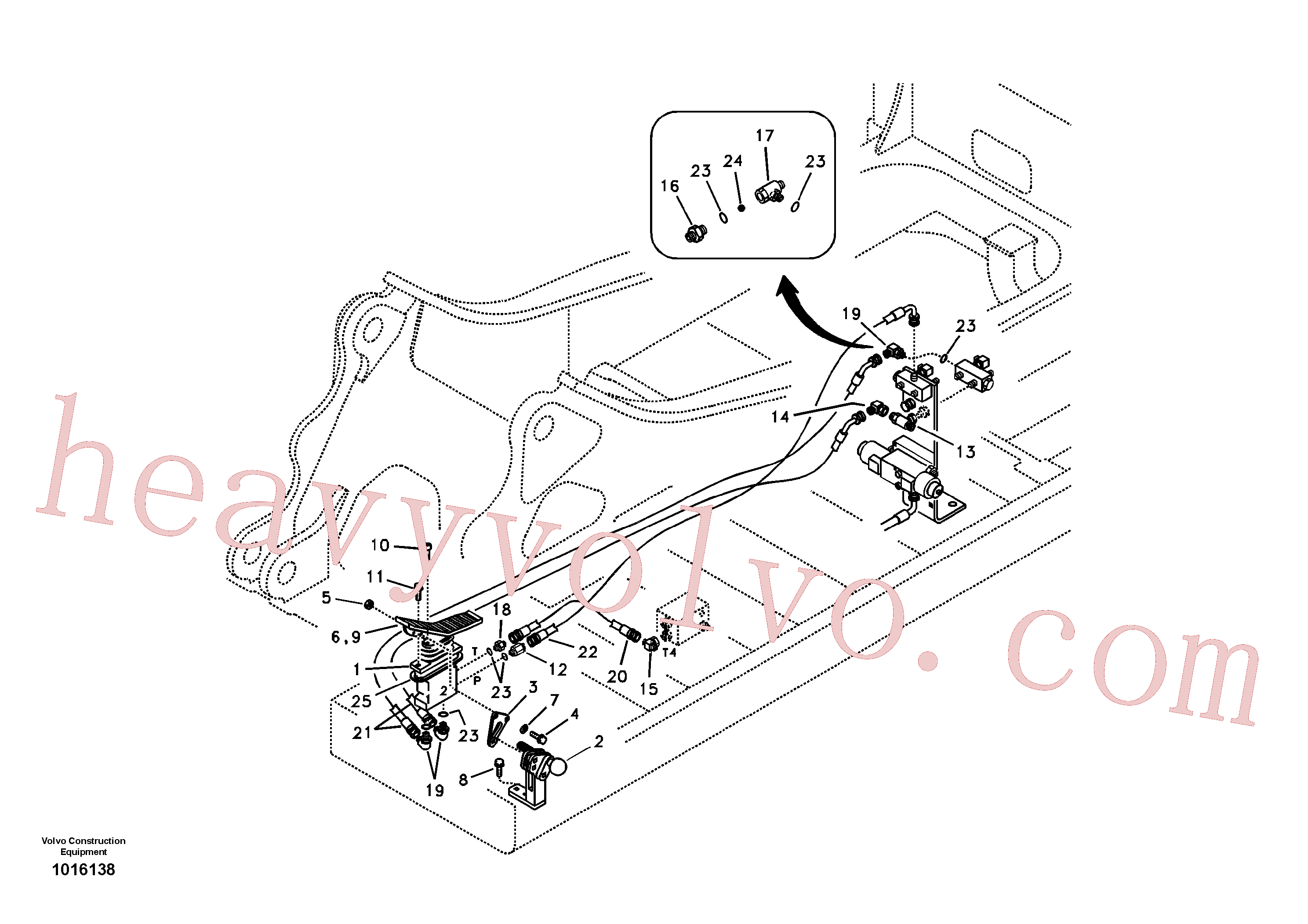 China Made VOE14520631 T-nipple parts for Volvo Excavator