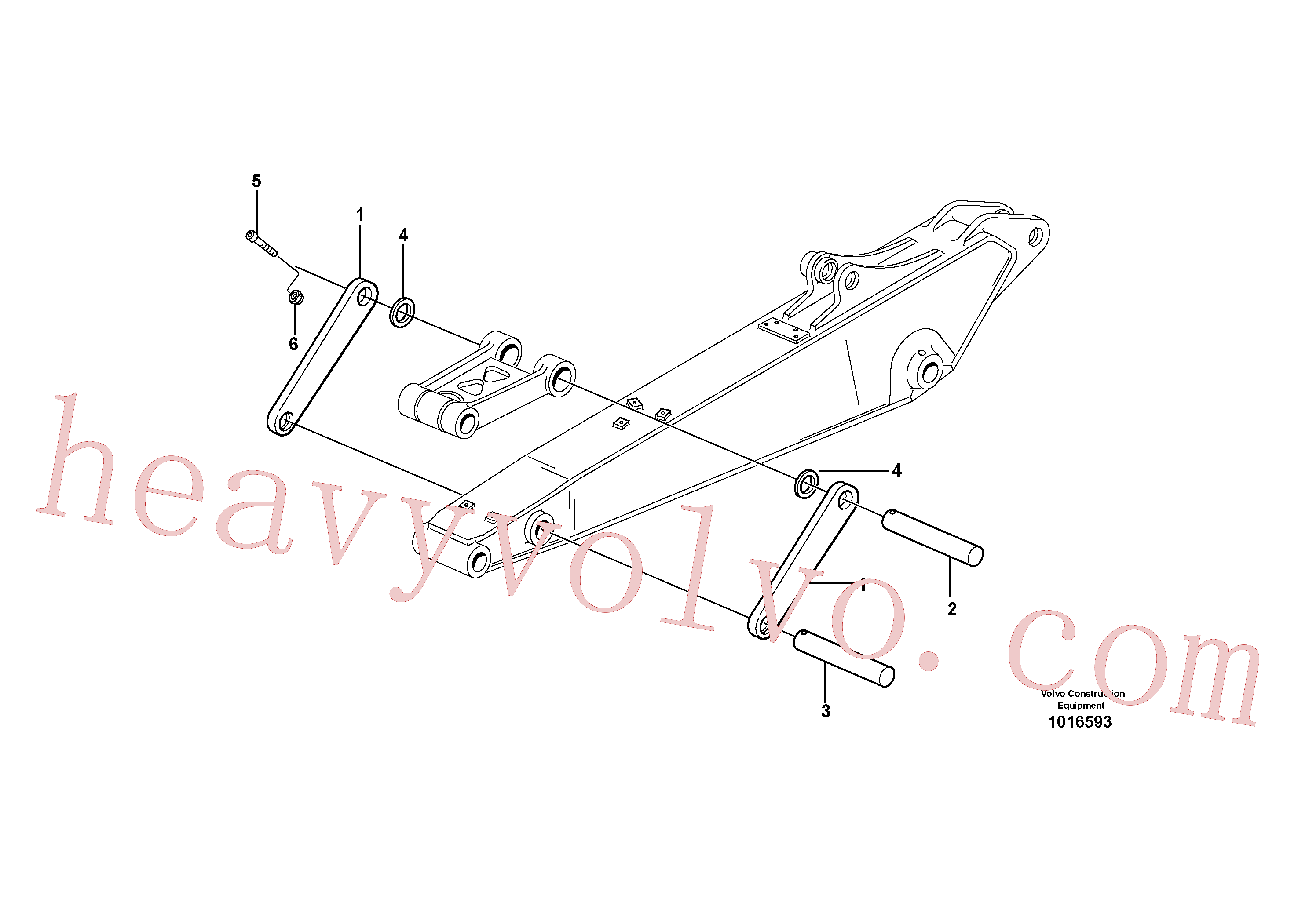 Volvo excavator part VOE13963110 Lock nut for sale