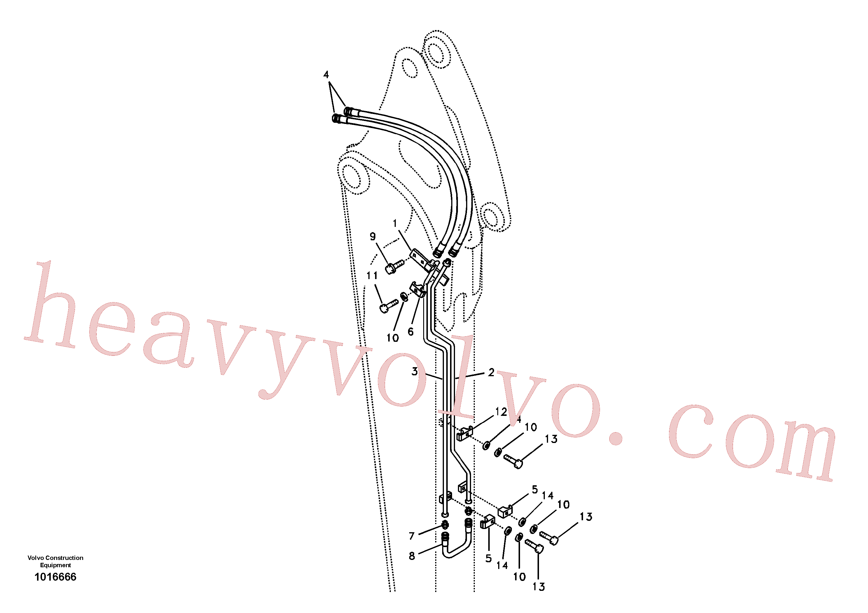 Volvo excavator part VOE14521158 Plate for sale
