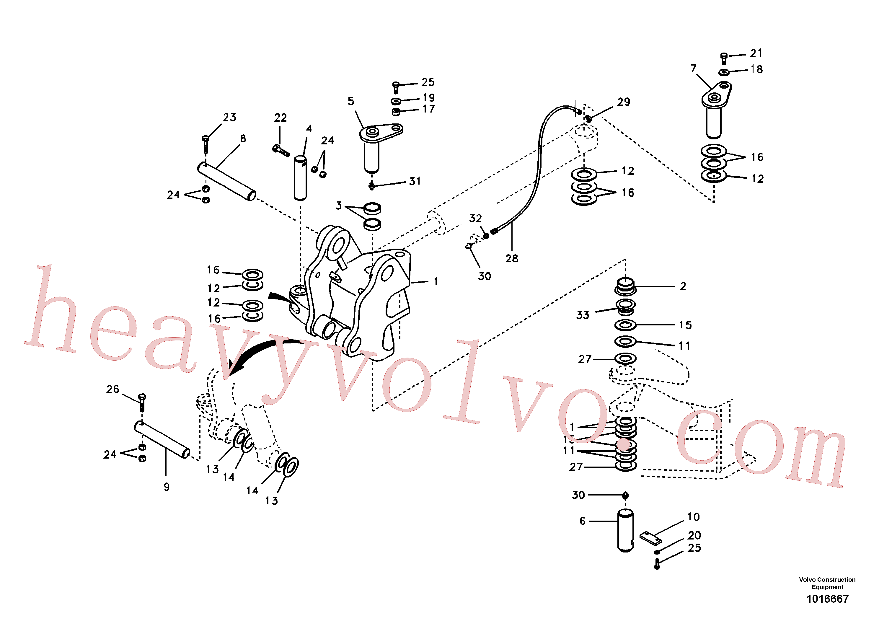 China Made SA1171-30580 Shim parts for Volvo Excavator