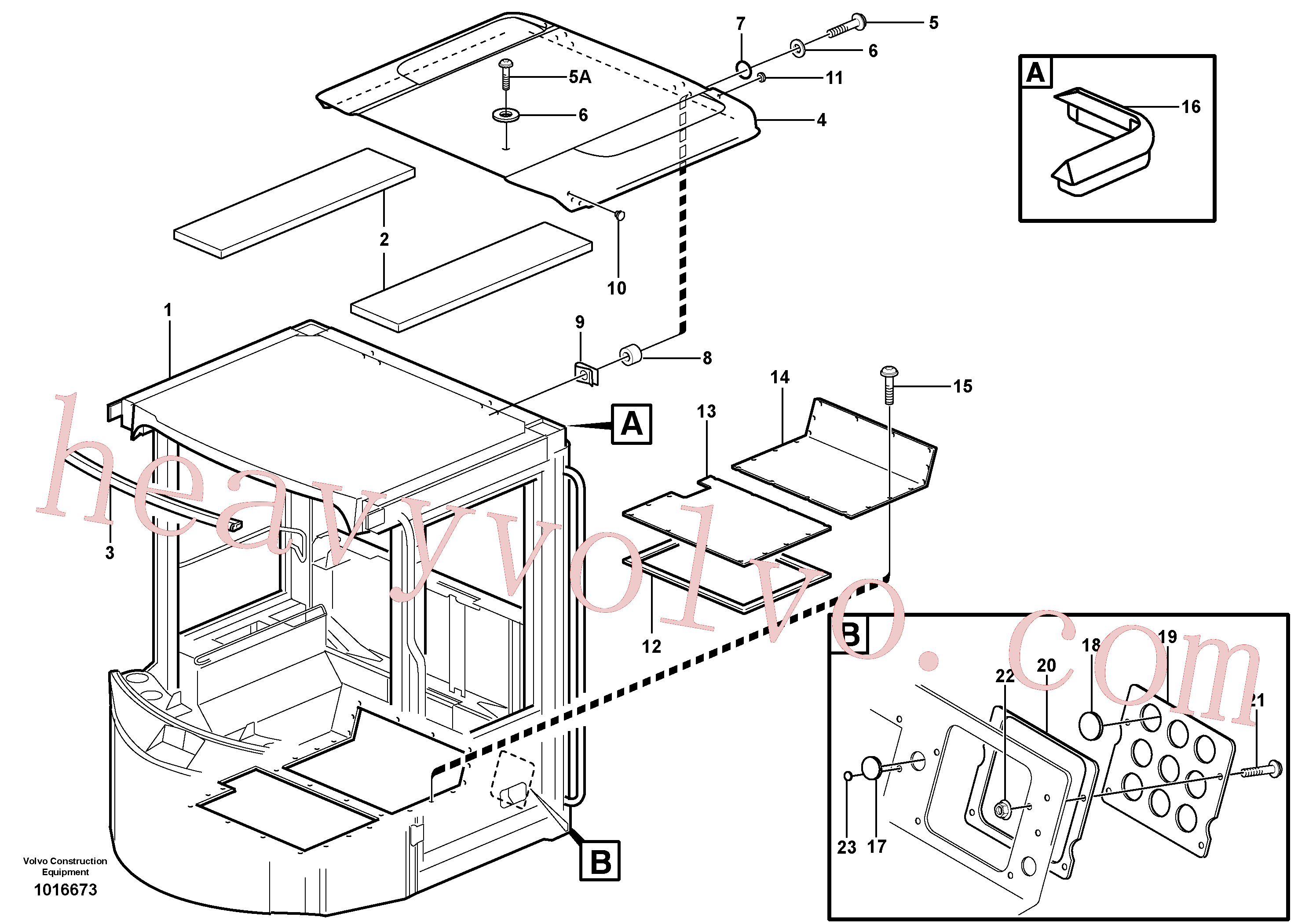 VOE930428 Spacer ring for Volvo Excavator Parts