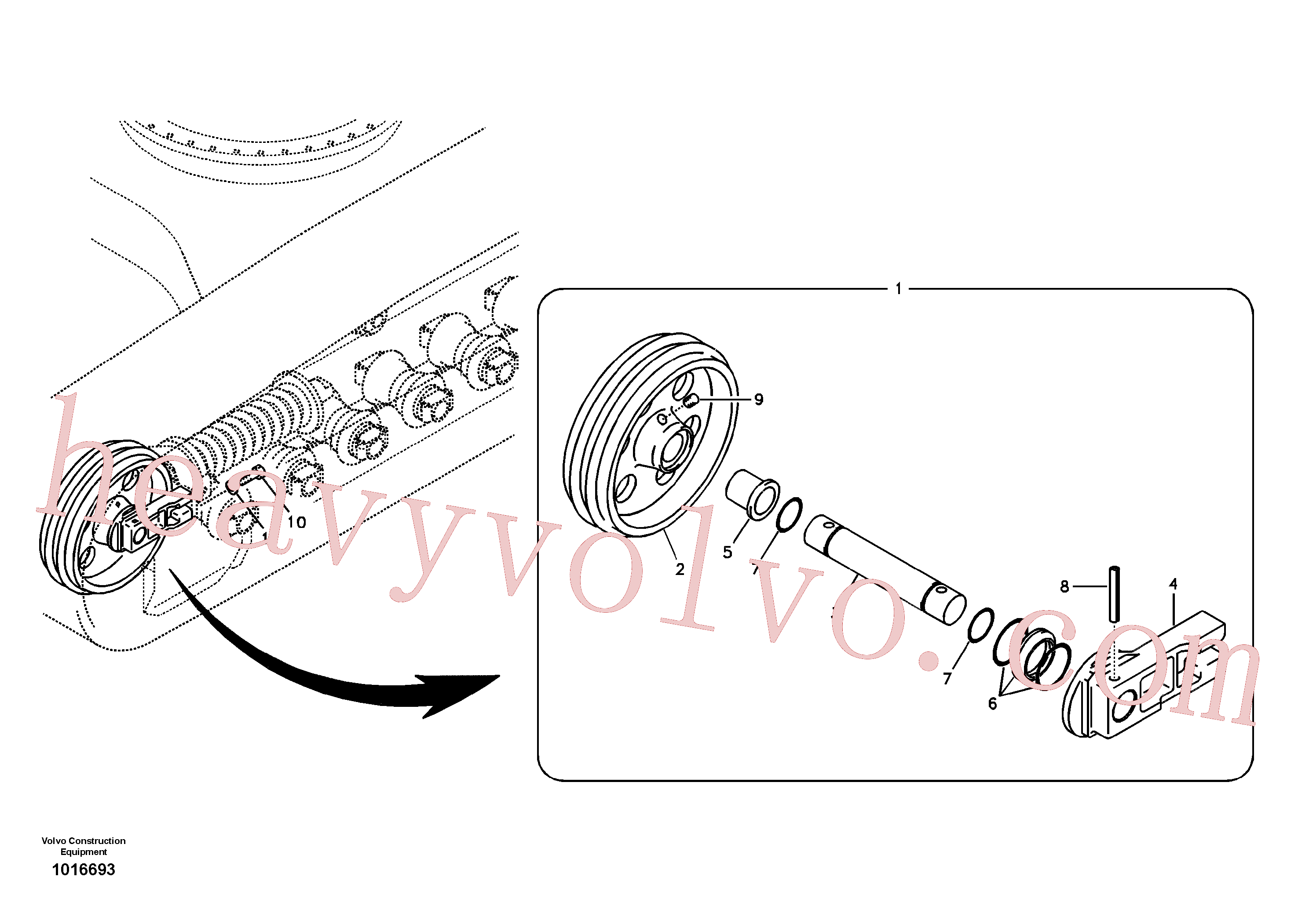 SA9511-22070 O-ring for Volvo Excavator Parts