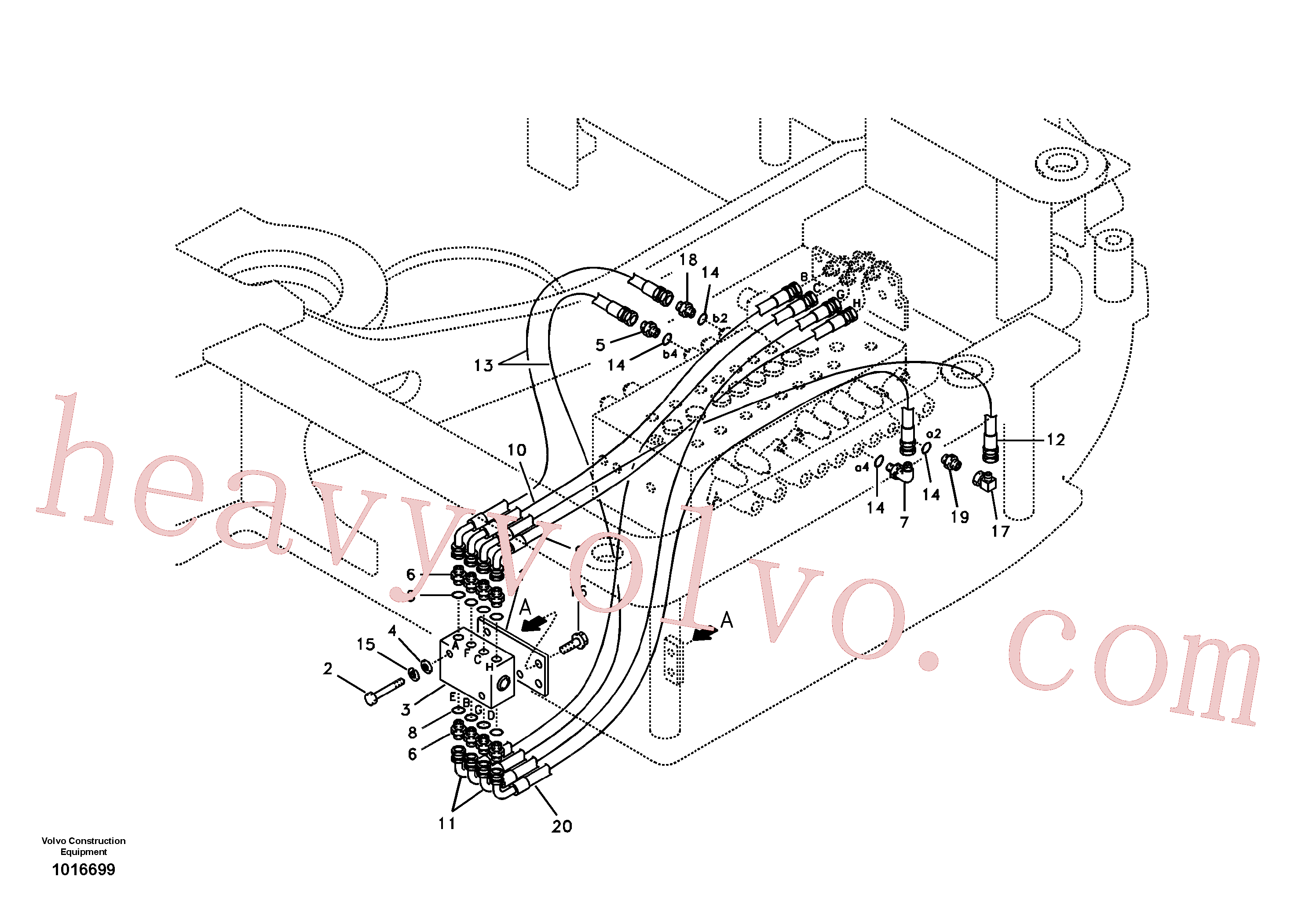 Wholesale VOE14526618 Bracket for Volvo Excavator