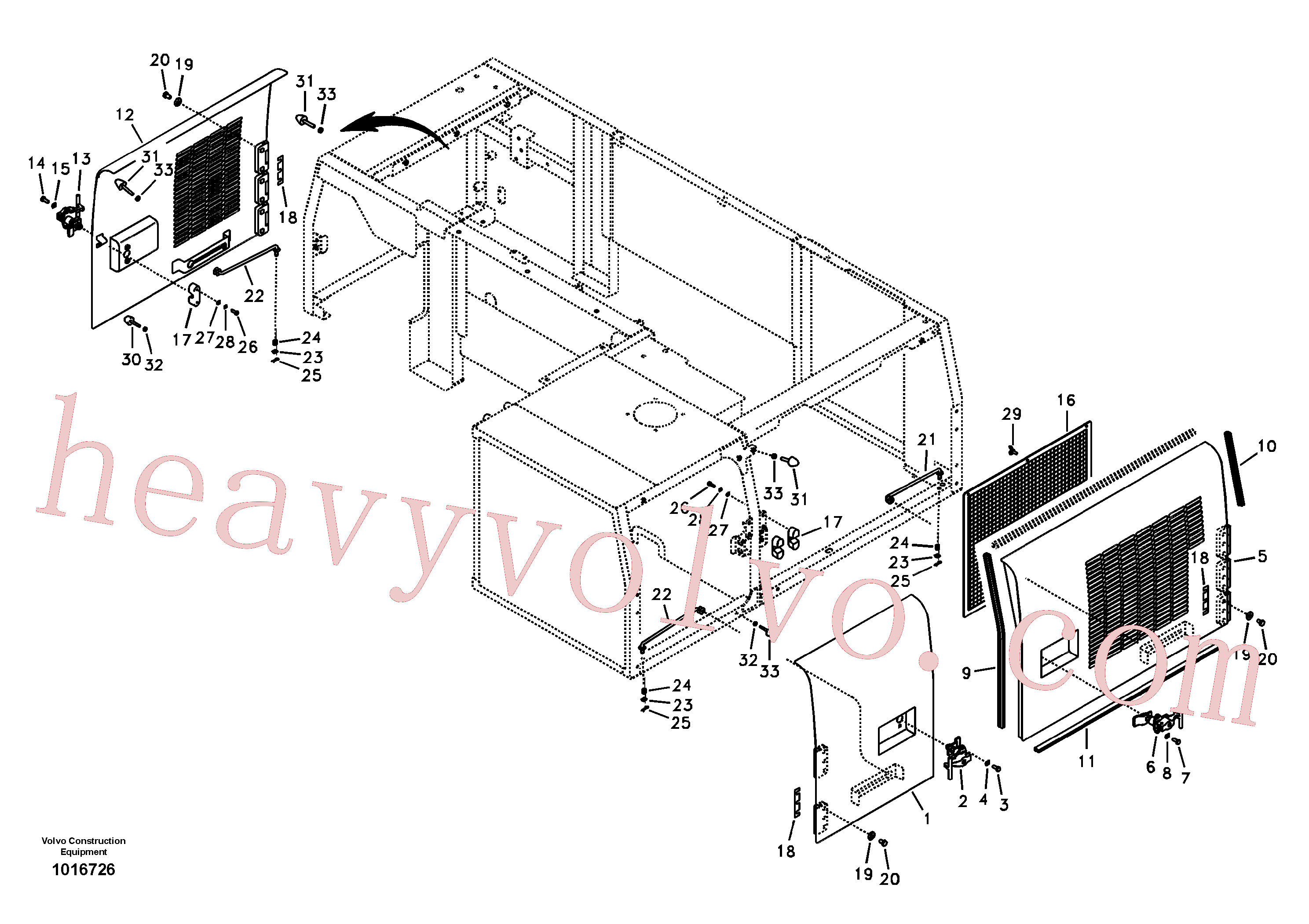 VOE14527678 Washer for Volvo Excavator Parts