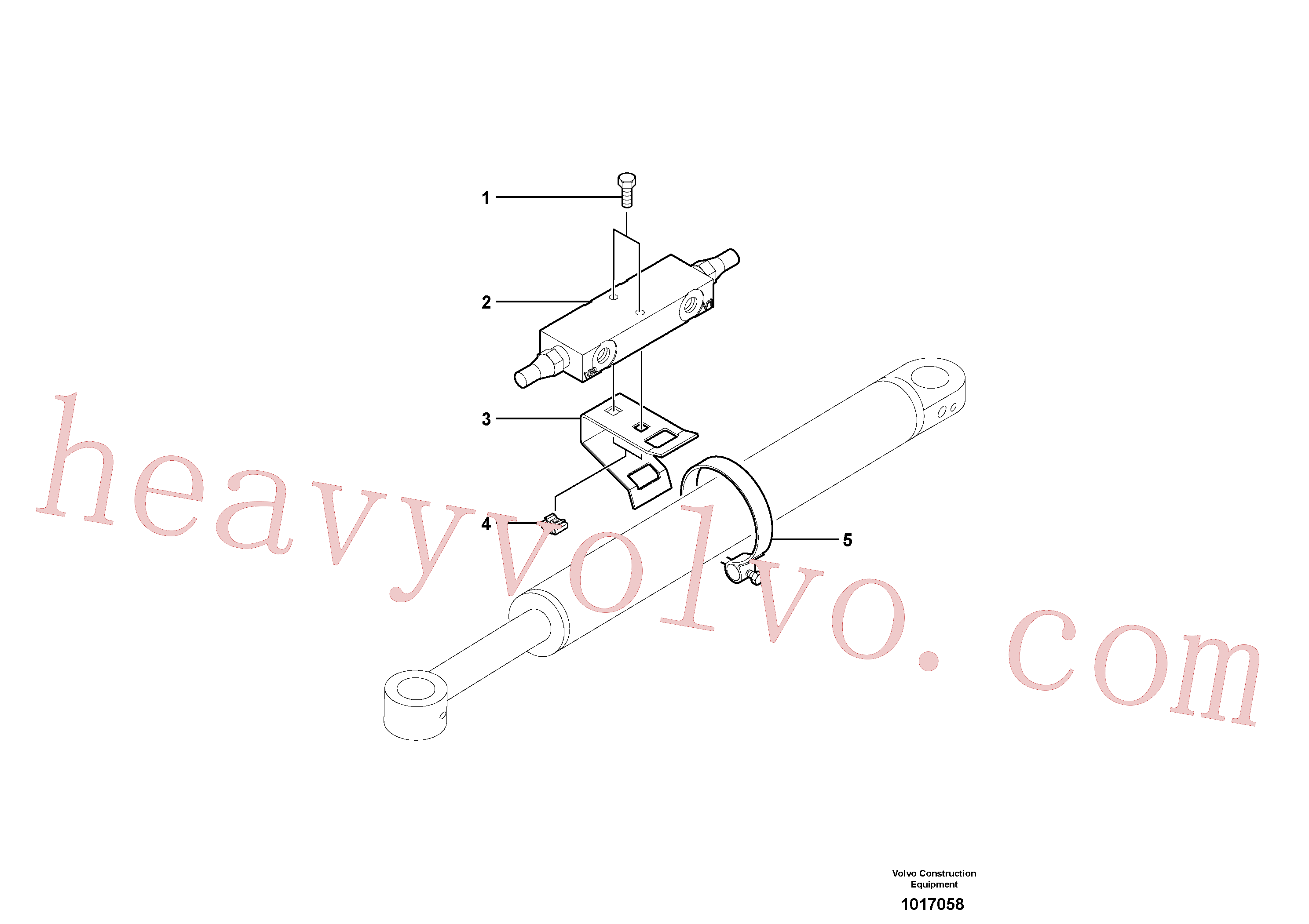 VOE11802195 Support for Volvo Excavator spare