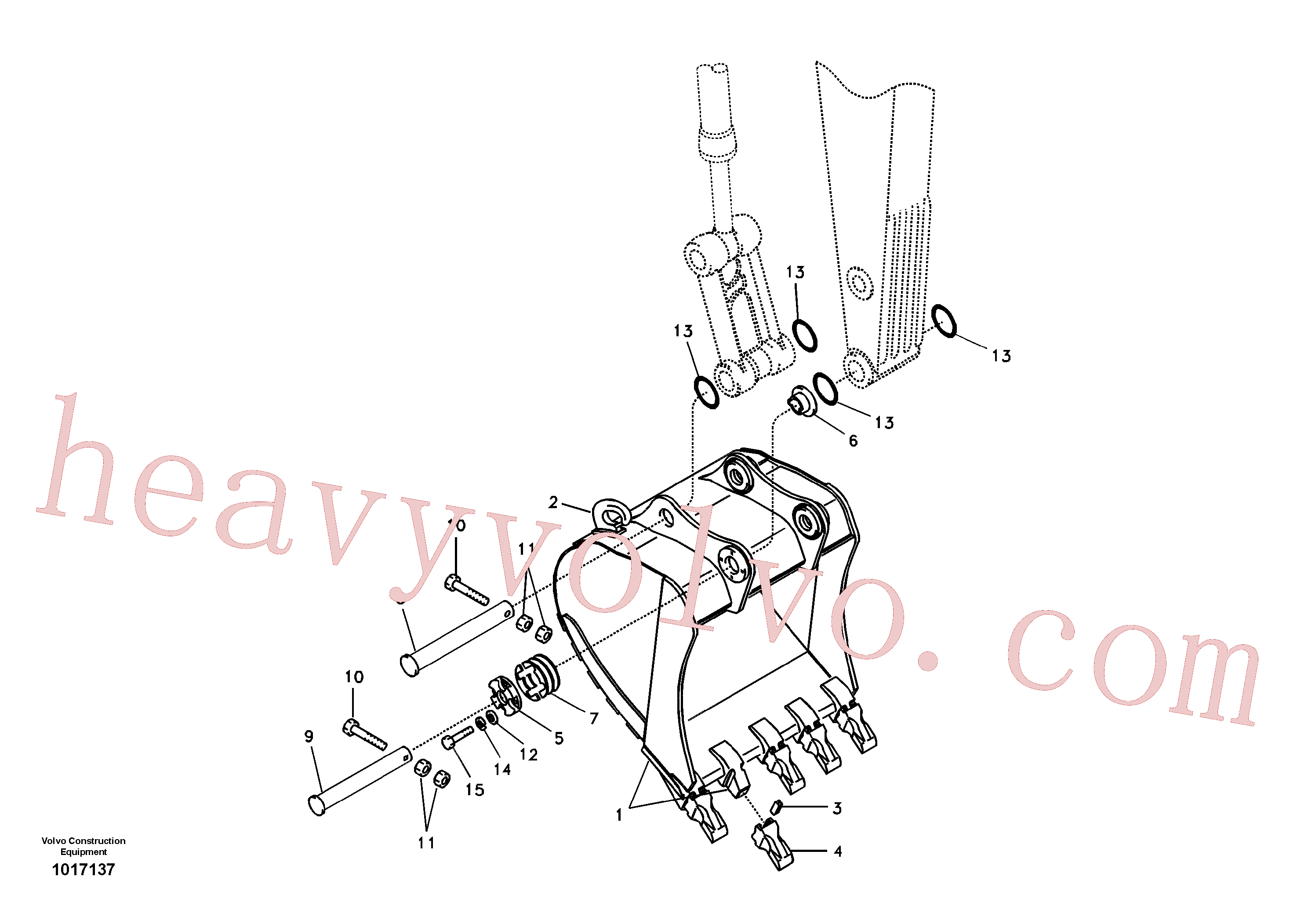 Wholesale VOE14525895 Bucket for Volvo Excavator