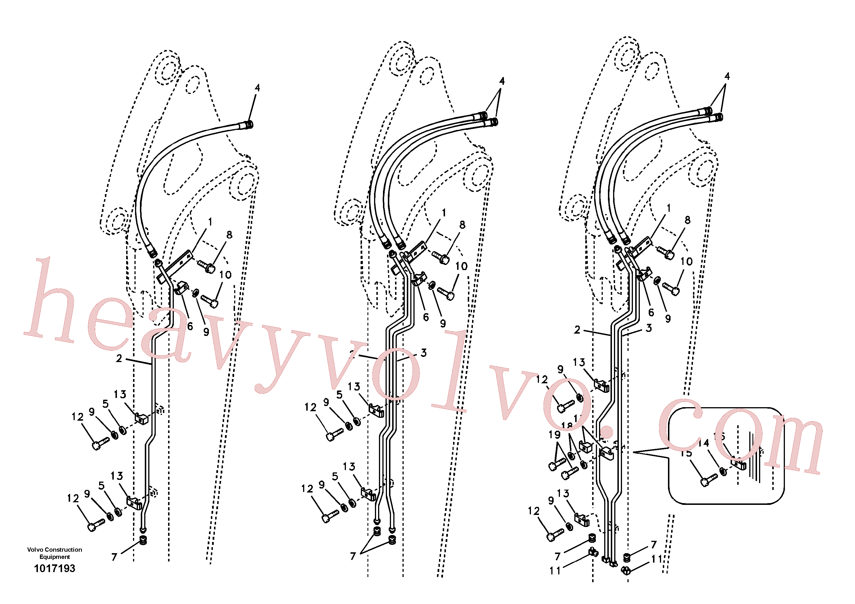China Made VOE14609566 Pipe parts for Volvo Excavator