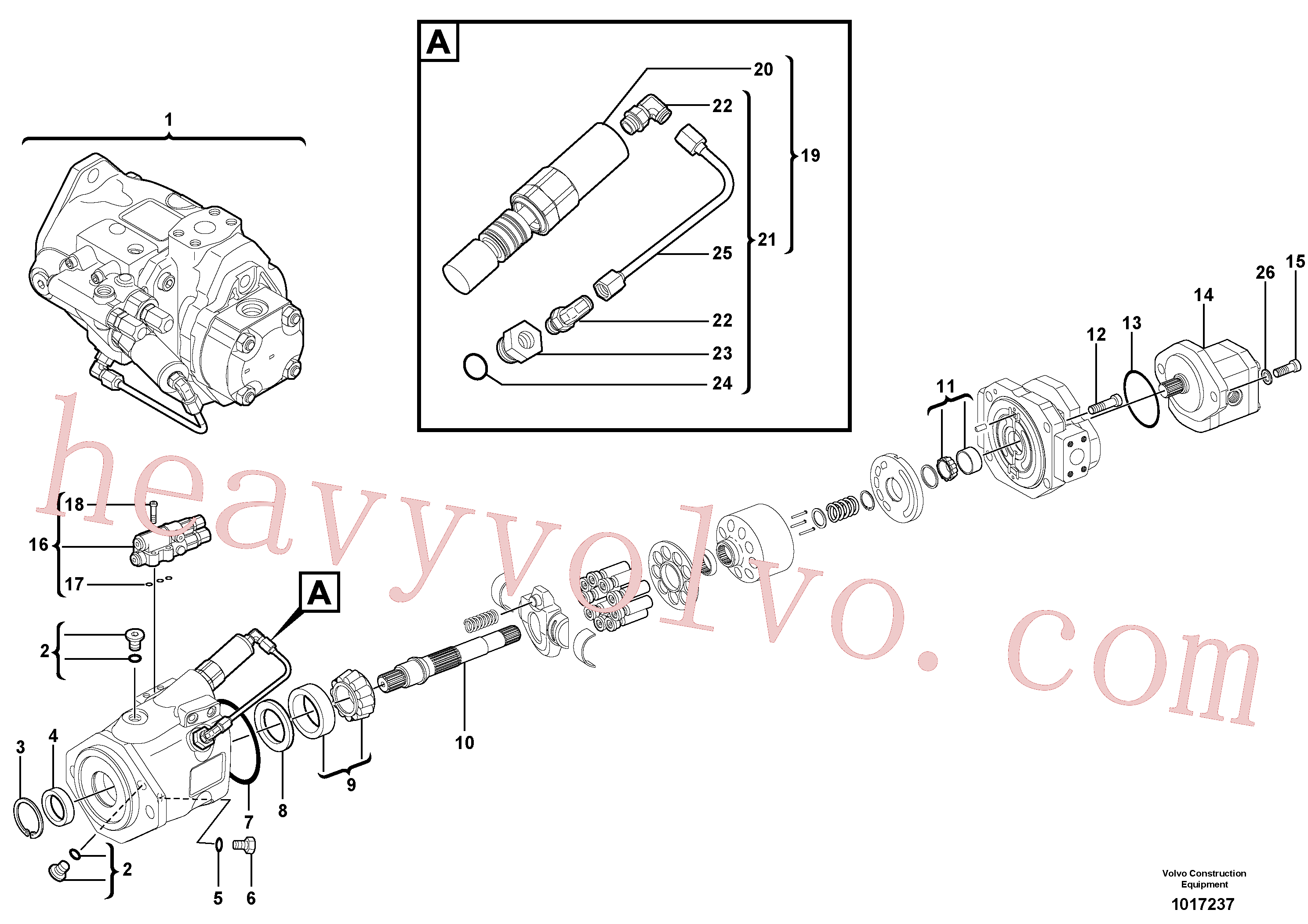 Volvo Assembly VOE11712908 Hexagon screw for sale