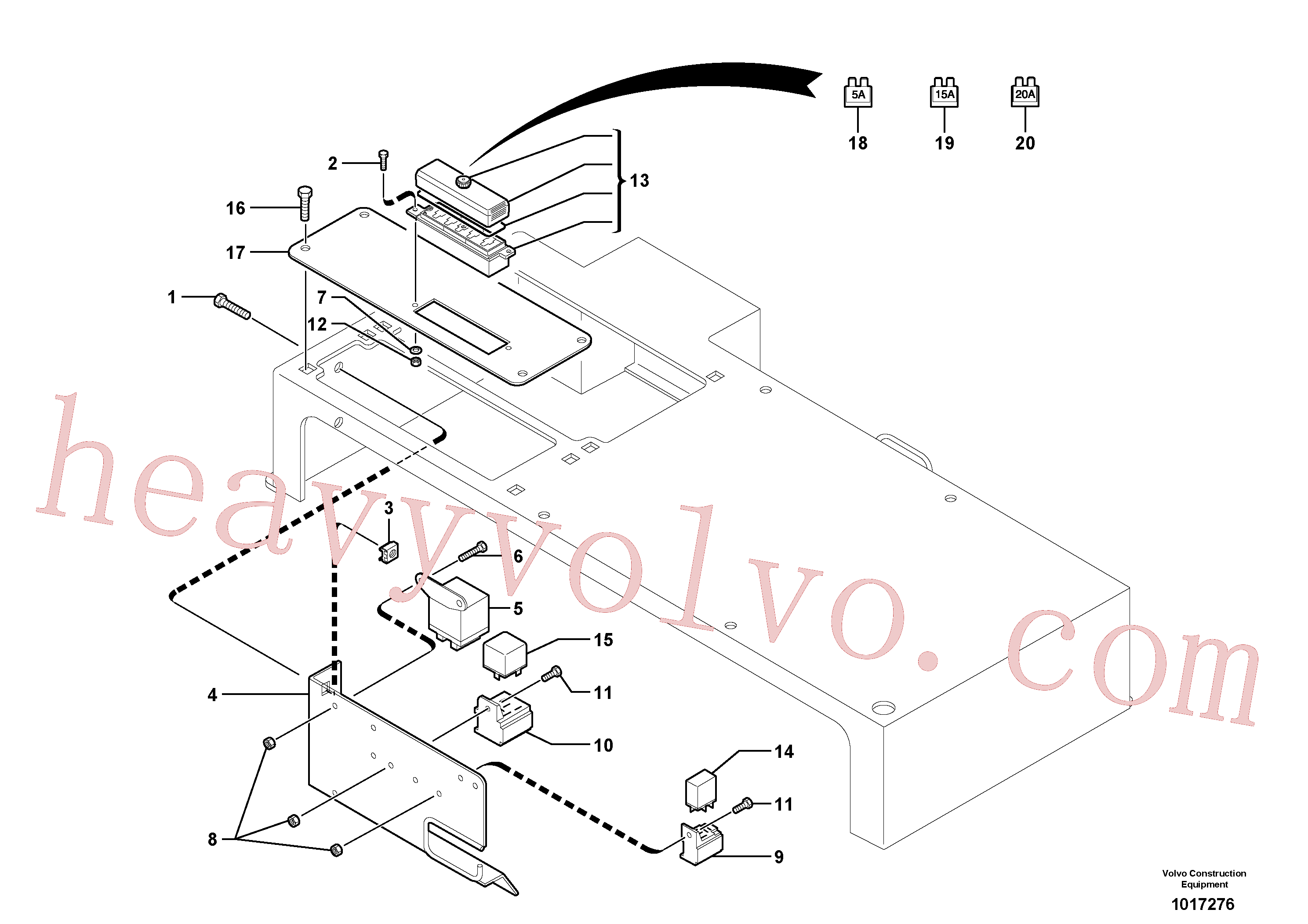 VOE11806383 Support for Volvo Excavator spare