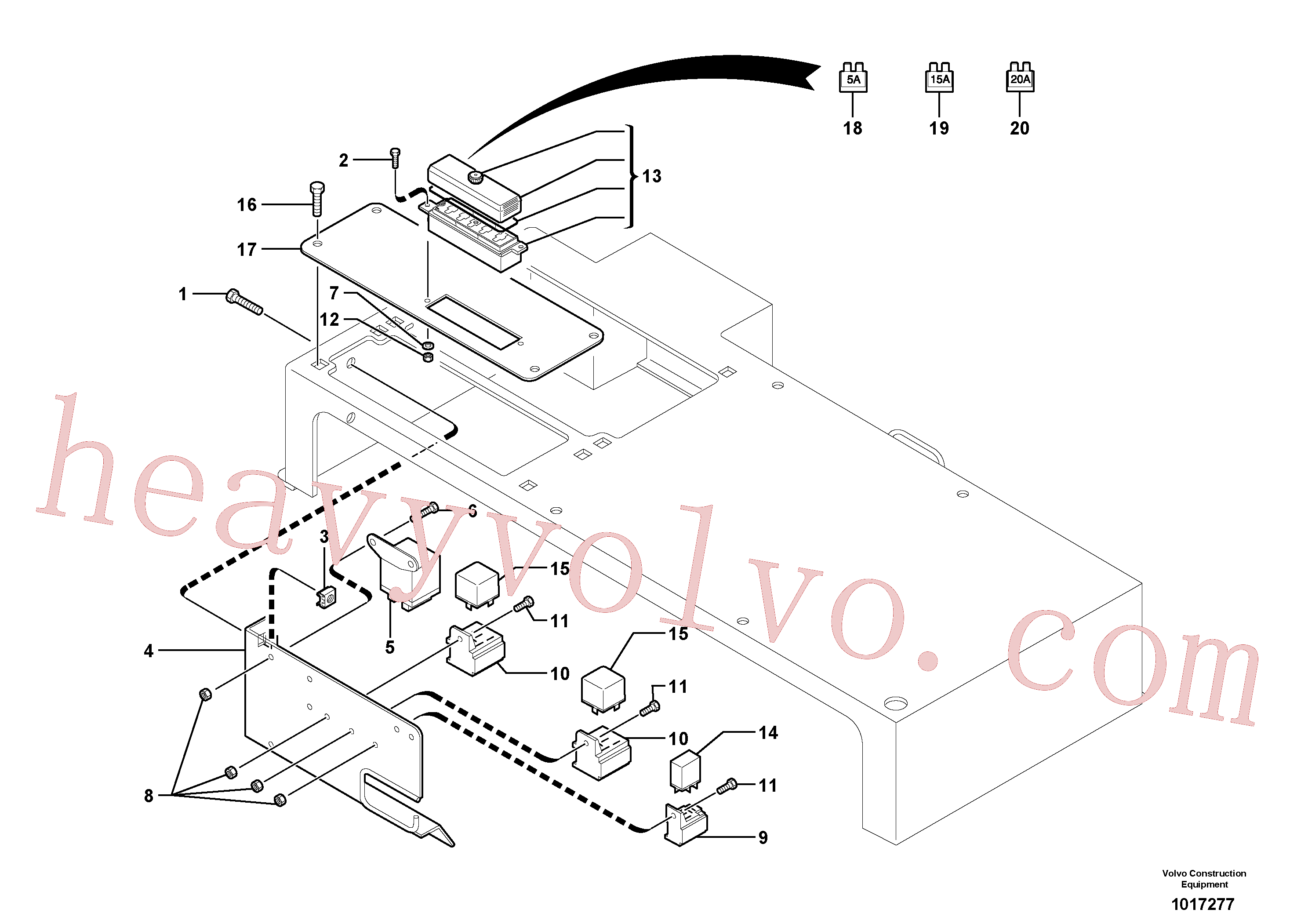 VOE11806383 Support for Volvo Excavator spare