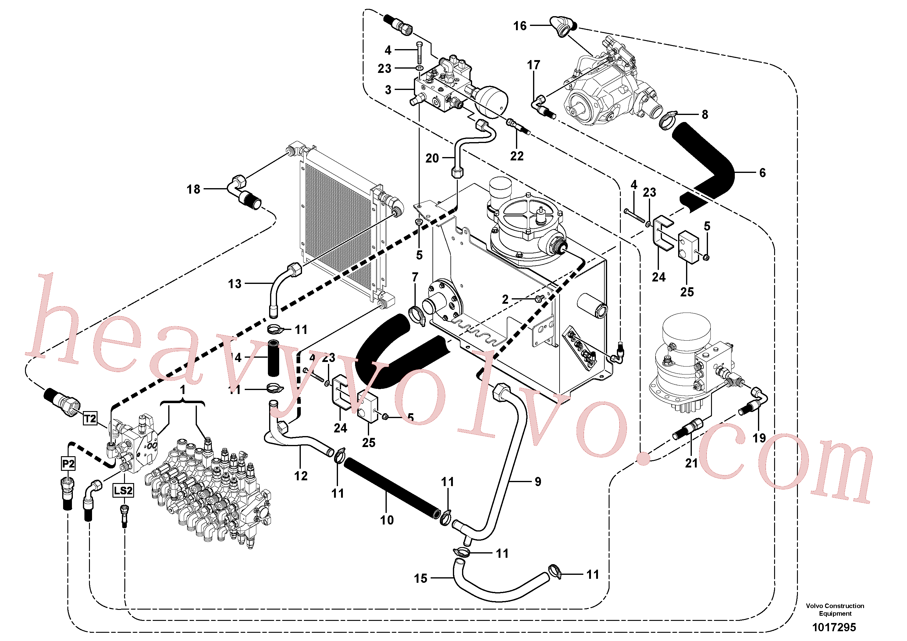 Volvo Assembly VOE937095 Hose assembly for sale