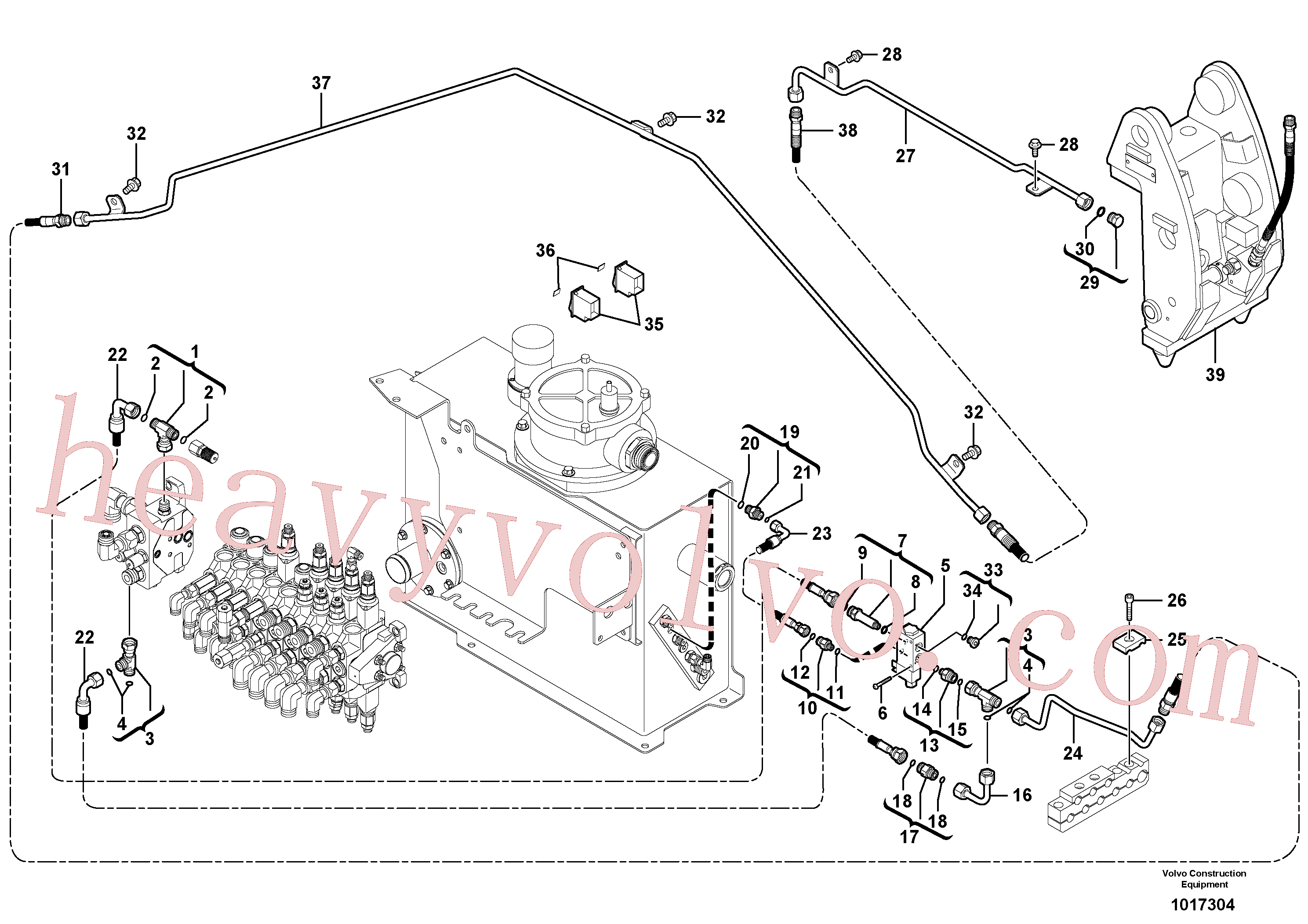 Volvo Assembly VOE11804128 Symbol for sale