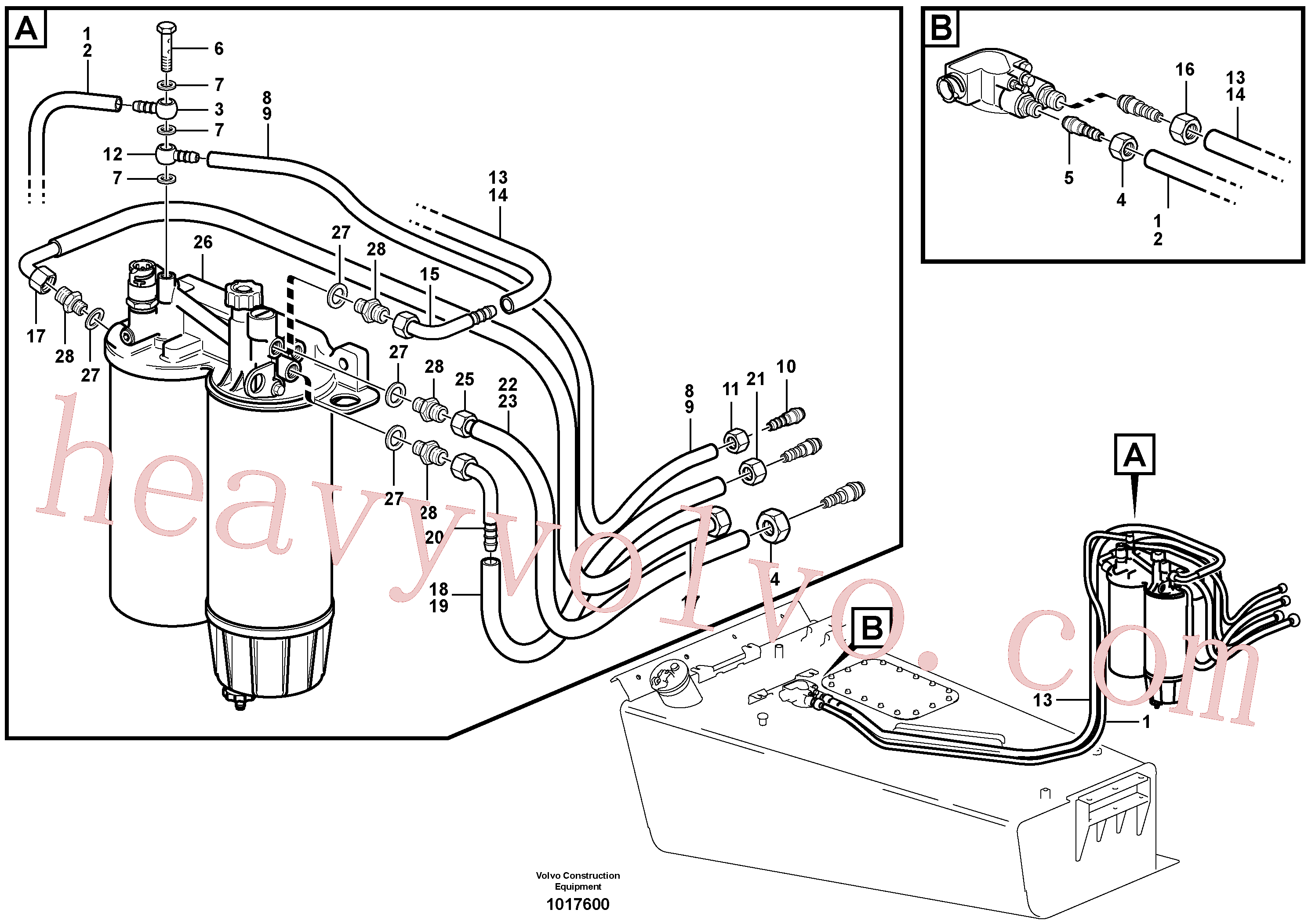 Volvo VOE982548 Banjo nipple aftermarket part for sale