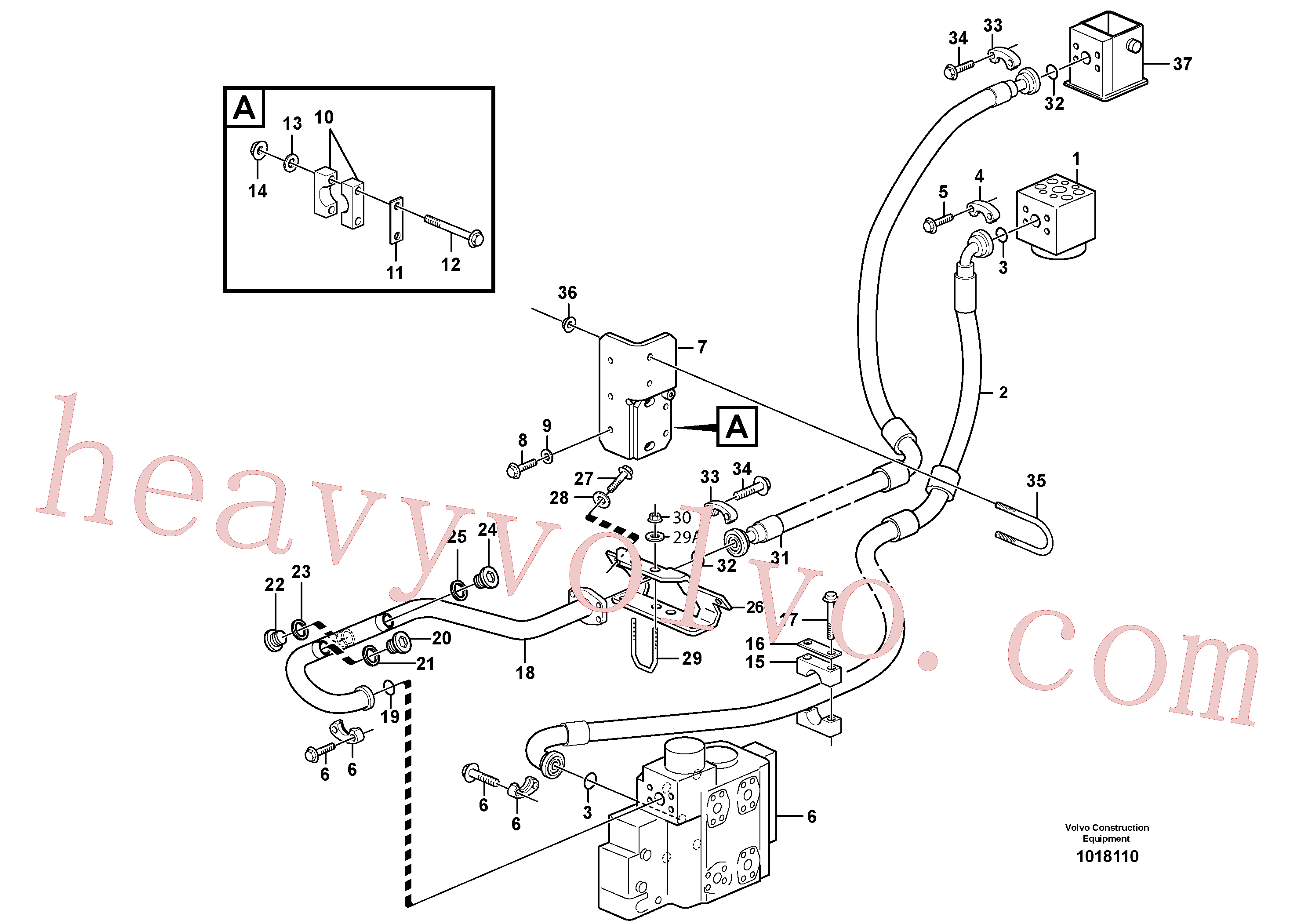 VOE13966145 Plug for Volvo Excavator Parts