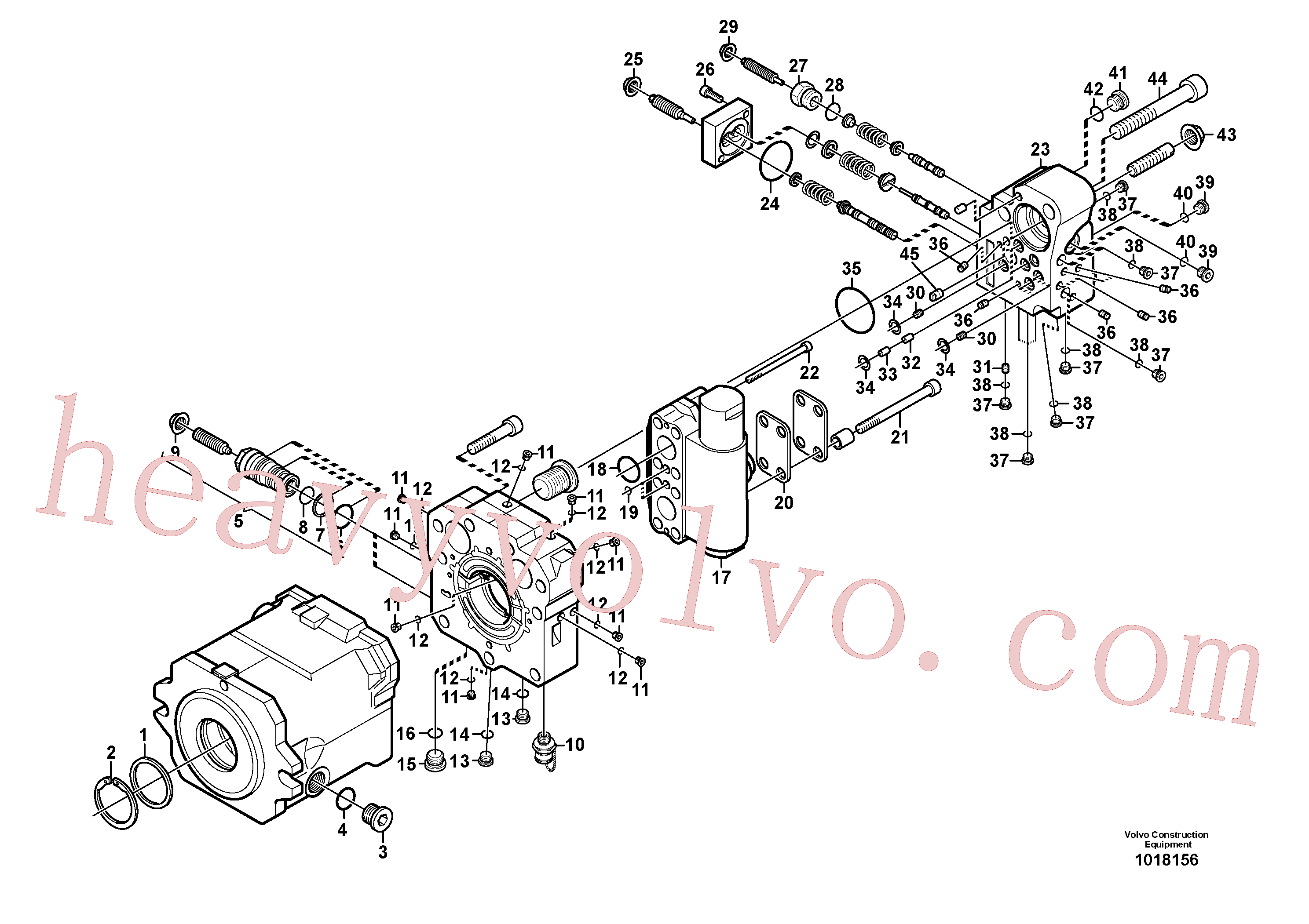 VOE11704921 Nut for Volvo Excavator spare