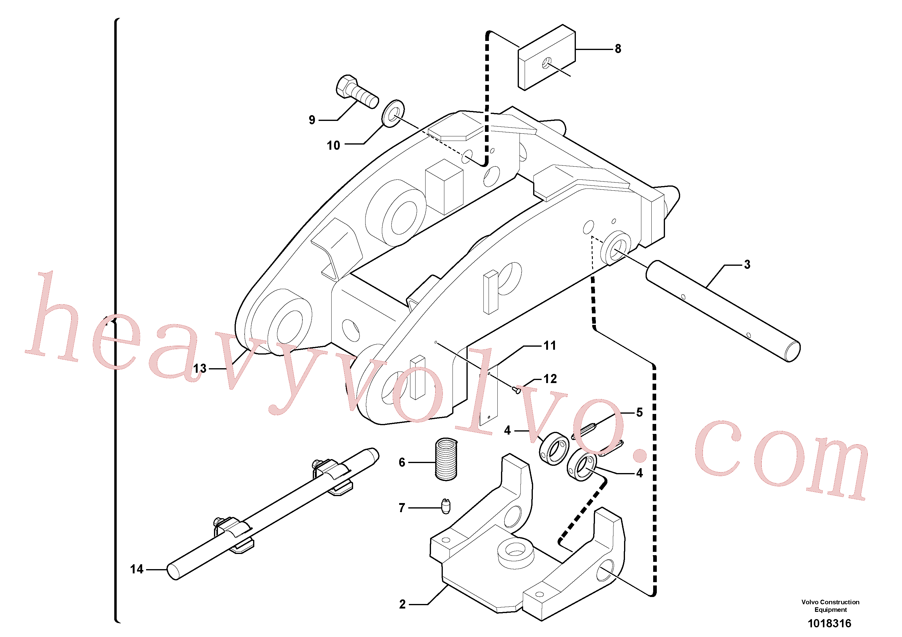 Wholesale PJ4810010 Spring for Volvo Excavator