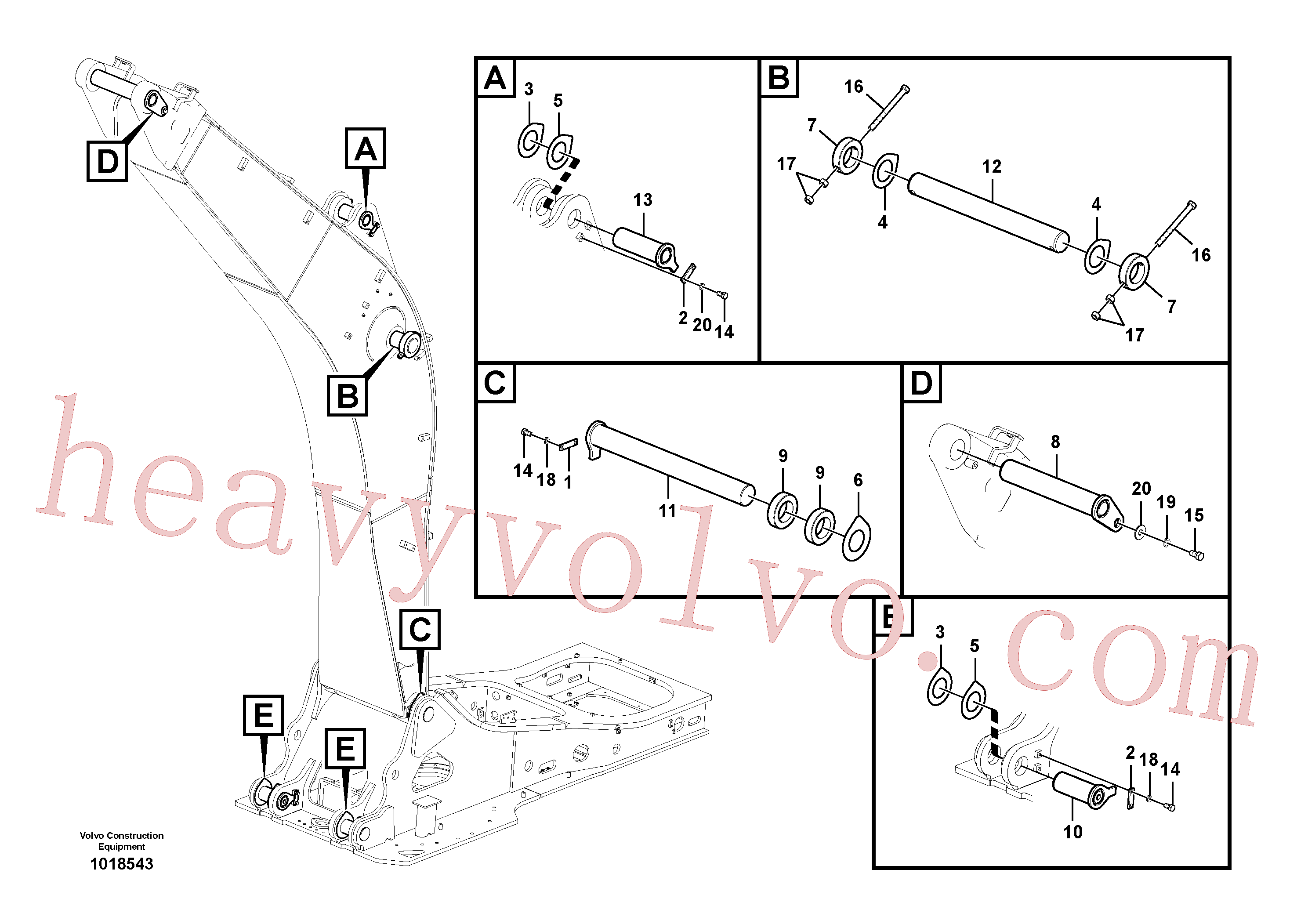 Volvo VOE14549854 Lock aftermarket part for sale