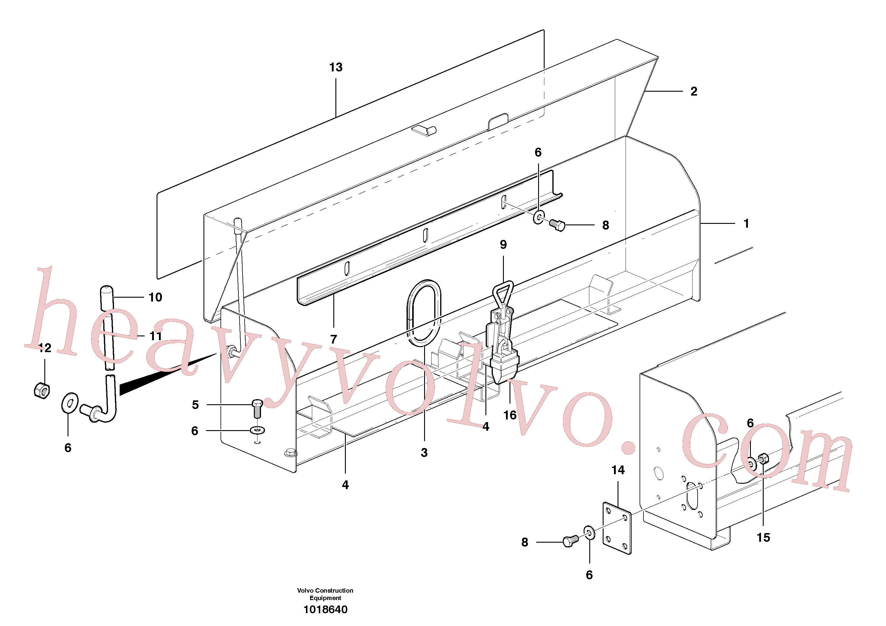 Volvo Assembly VOE14023230 Lock nut for sale