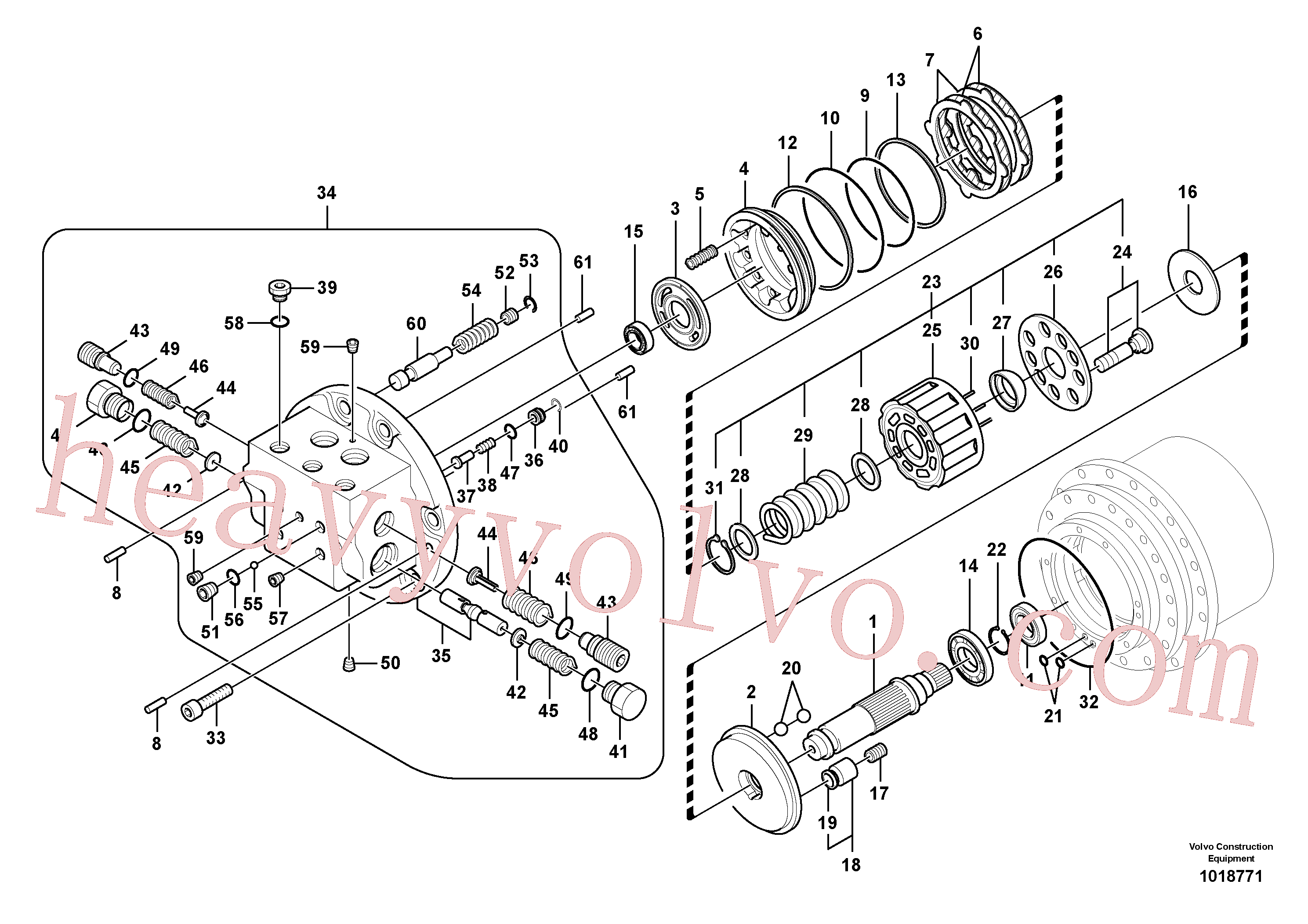 Wholesale SA8230-23470 Spring for Volvo Excavator