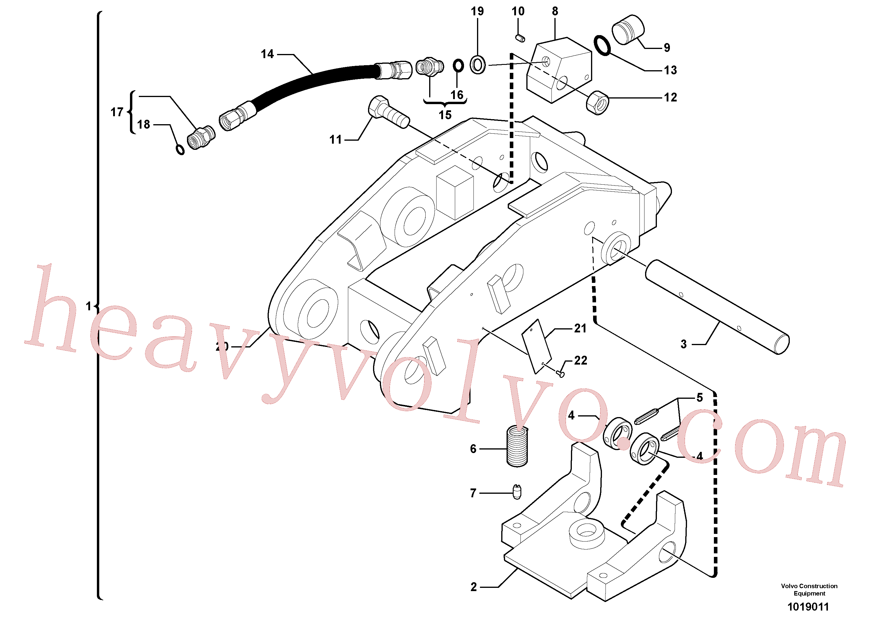 PJ4750658 Union for Volvo Excavator spare