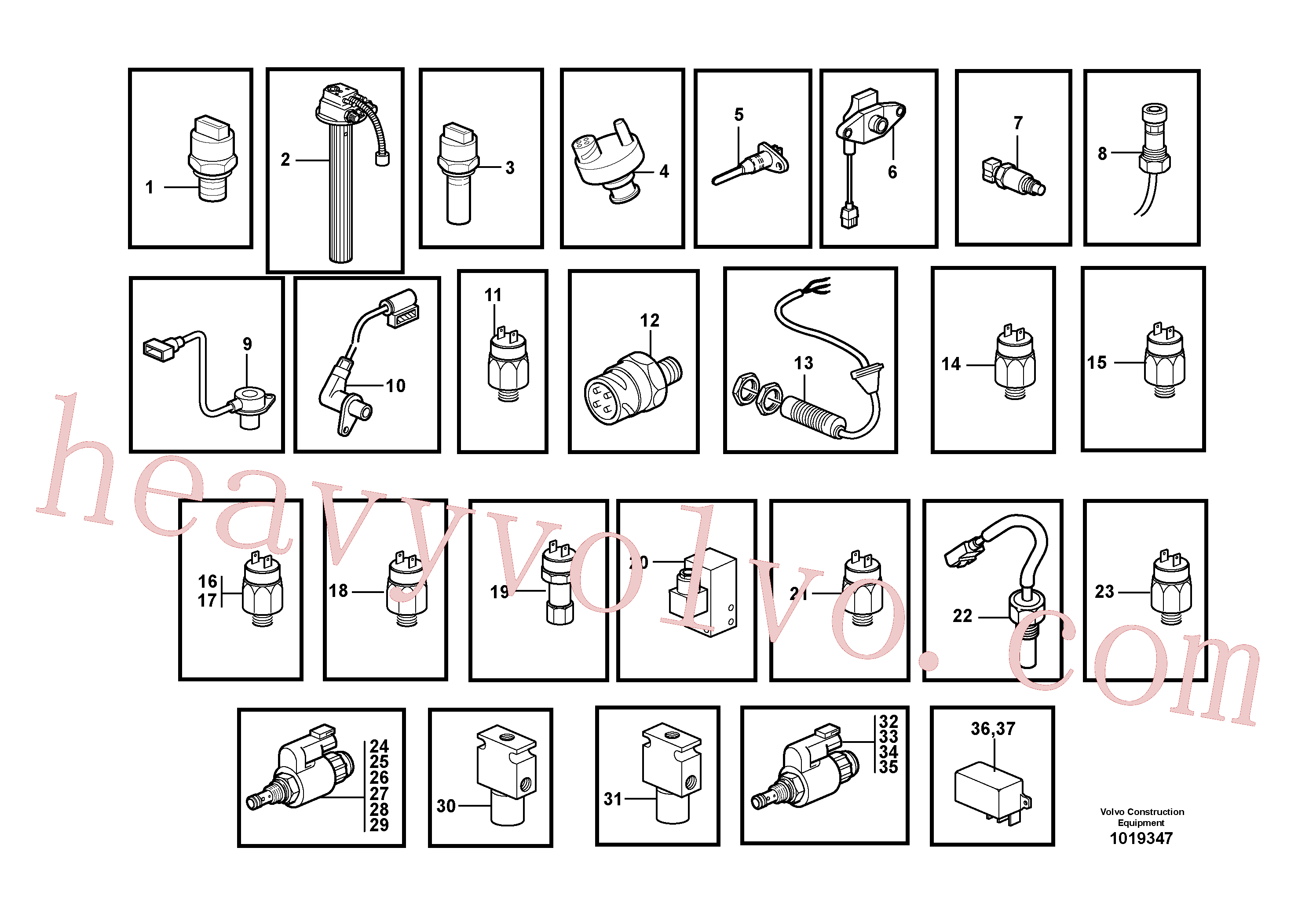 VOE11988448 Solenoid valve for Volvo Excavator Parts