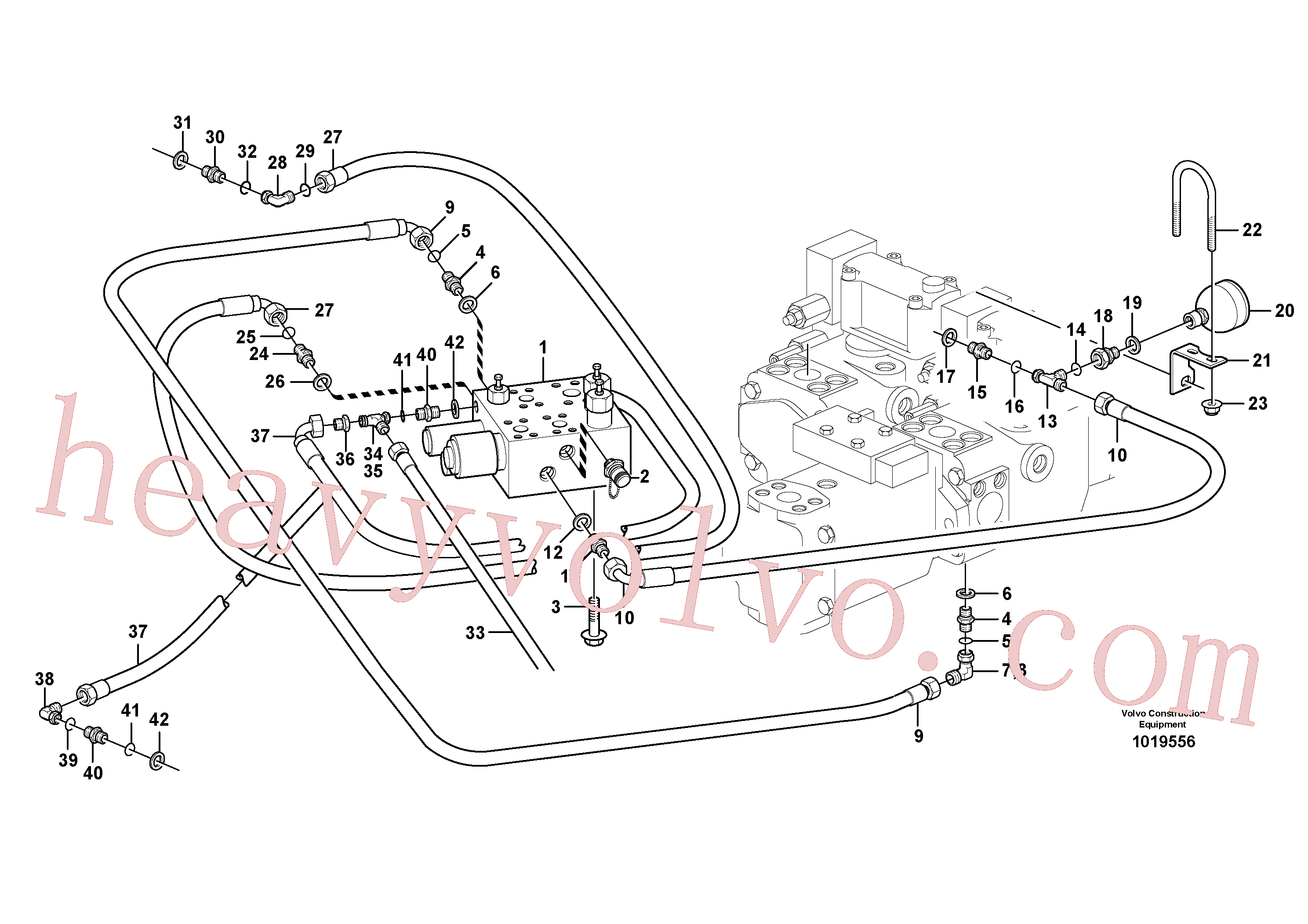 Wholesale VOE11173878 Restriction non-return valve for Volvo Excavator