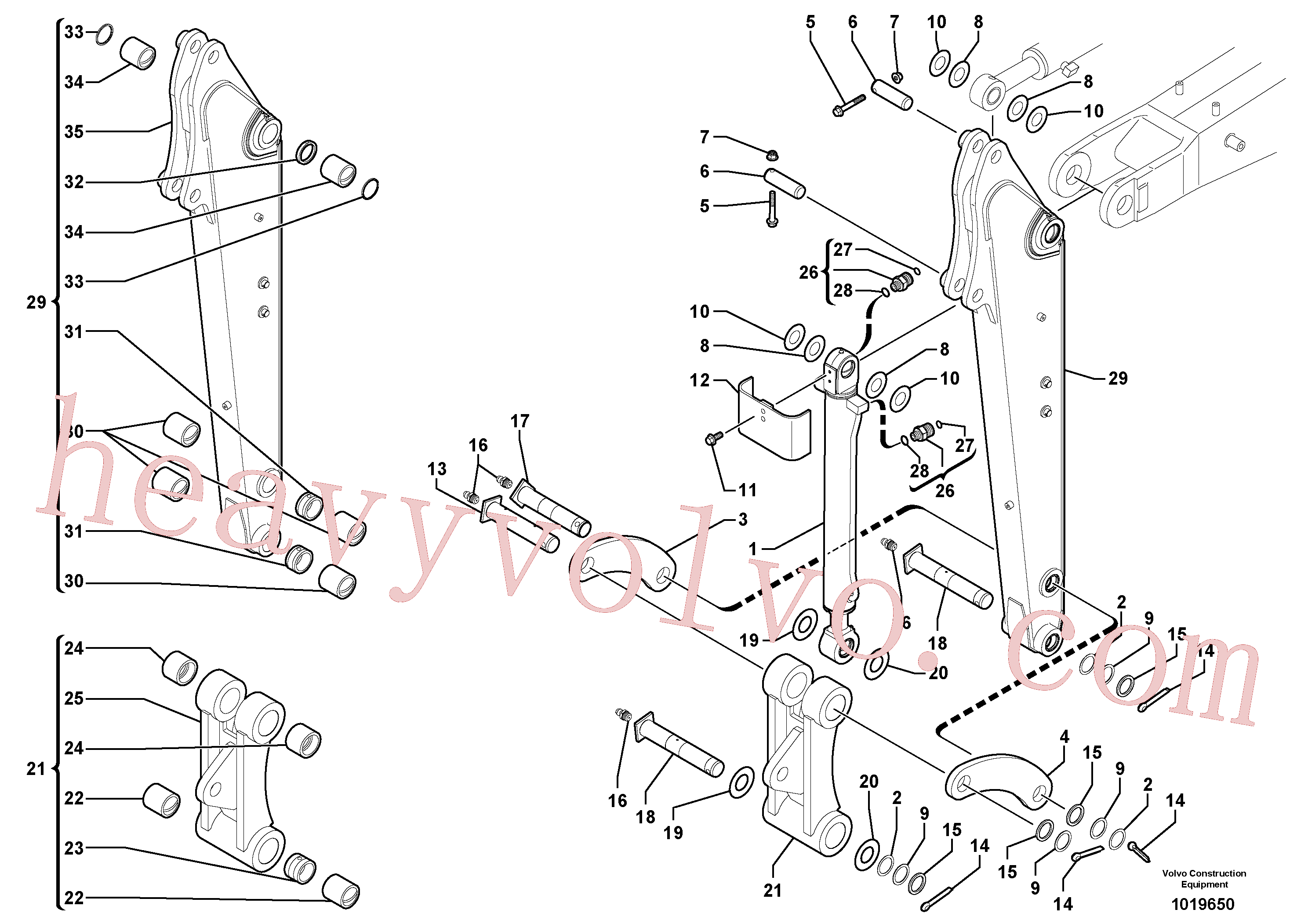 Volvo PJ5490004 Hand lever aftermarket part for sale