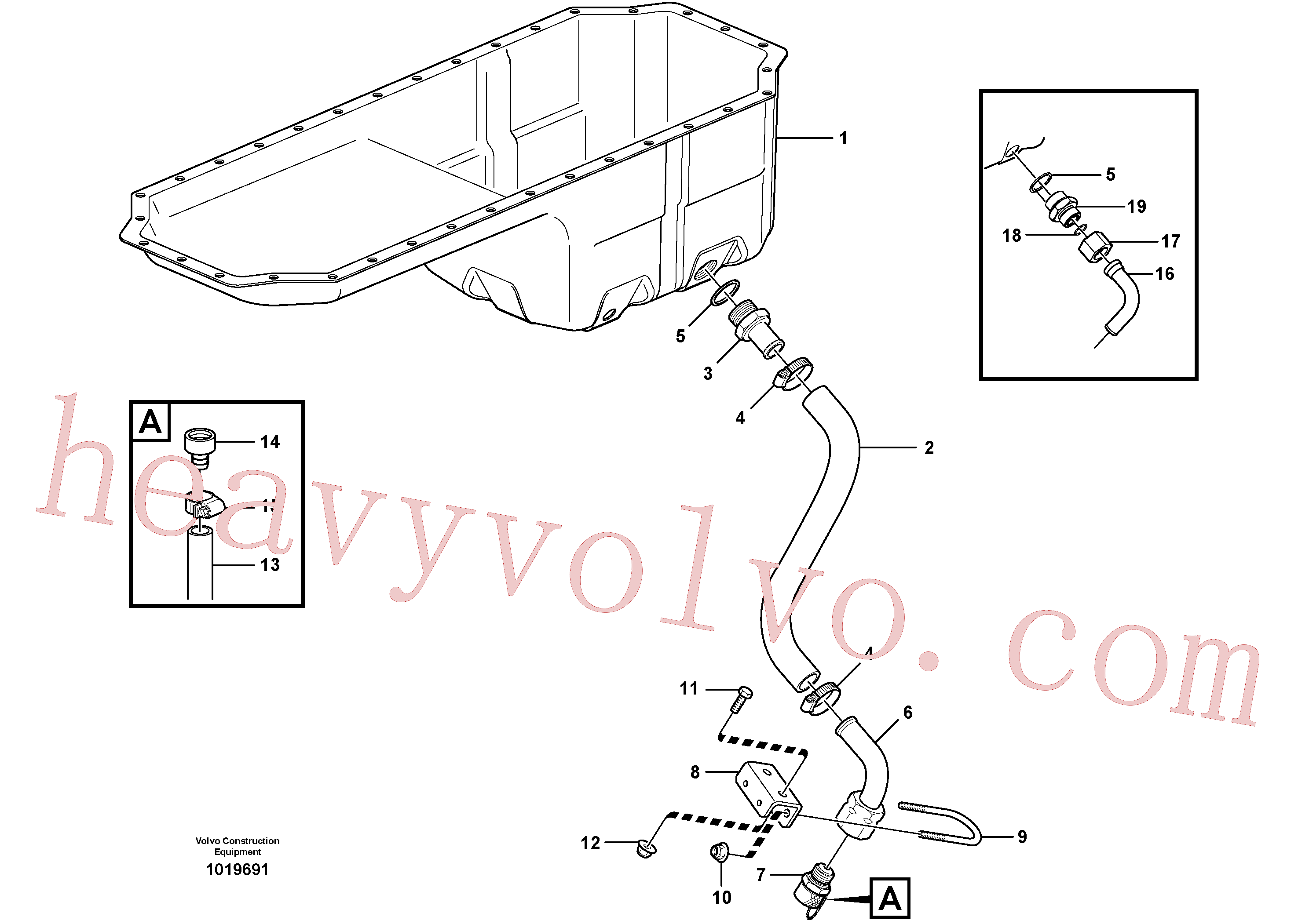 Volvo excavator part VOE11130269 Clamp for sale